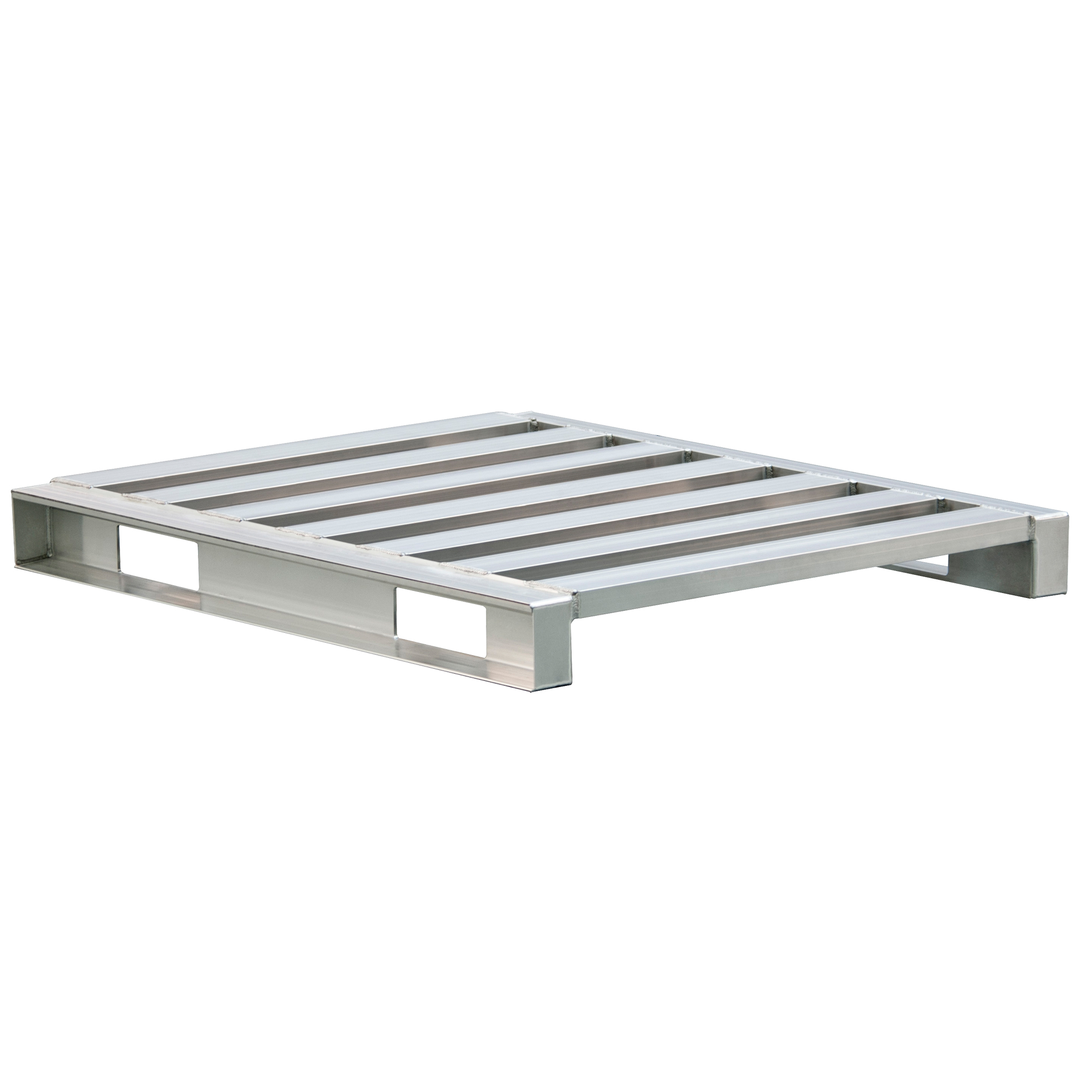 Palette à canaux en aluminium 4 côtés