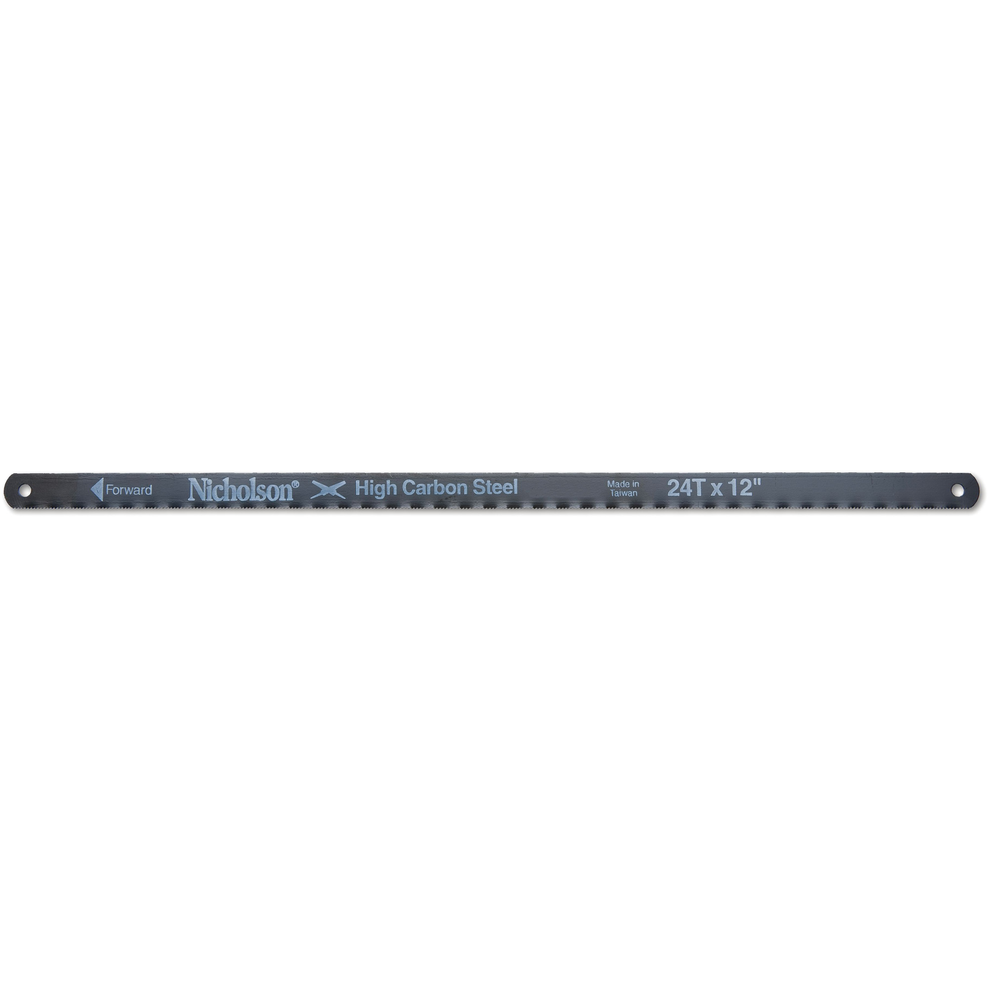 Lame de scie à métaux incassable de rechange, Carbone, 10" lo, 18 dents par pouce