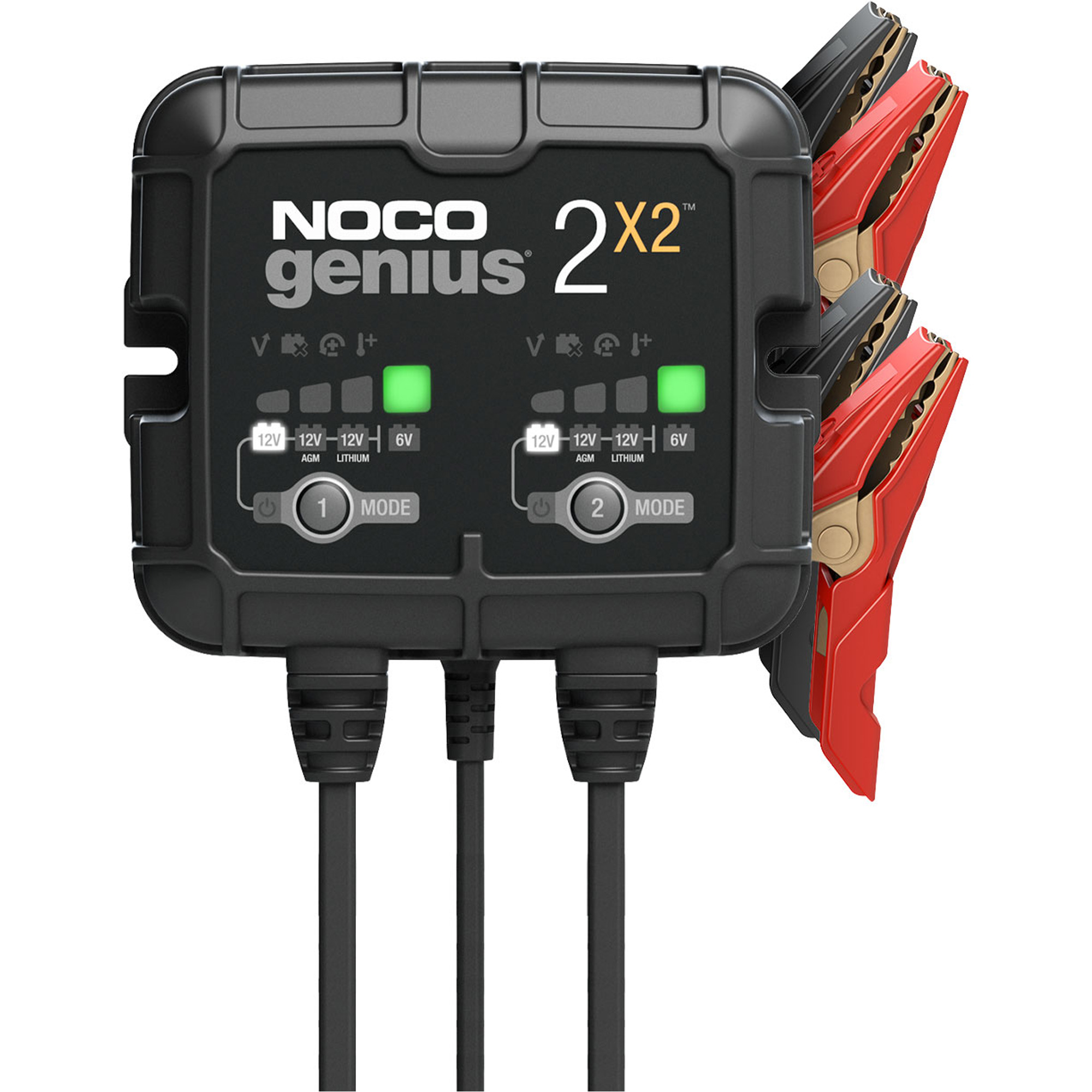 Chargeur de batterie 2 sorties de 4 A GeniusMD 2X2MC