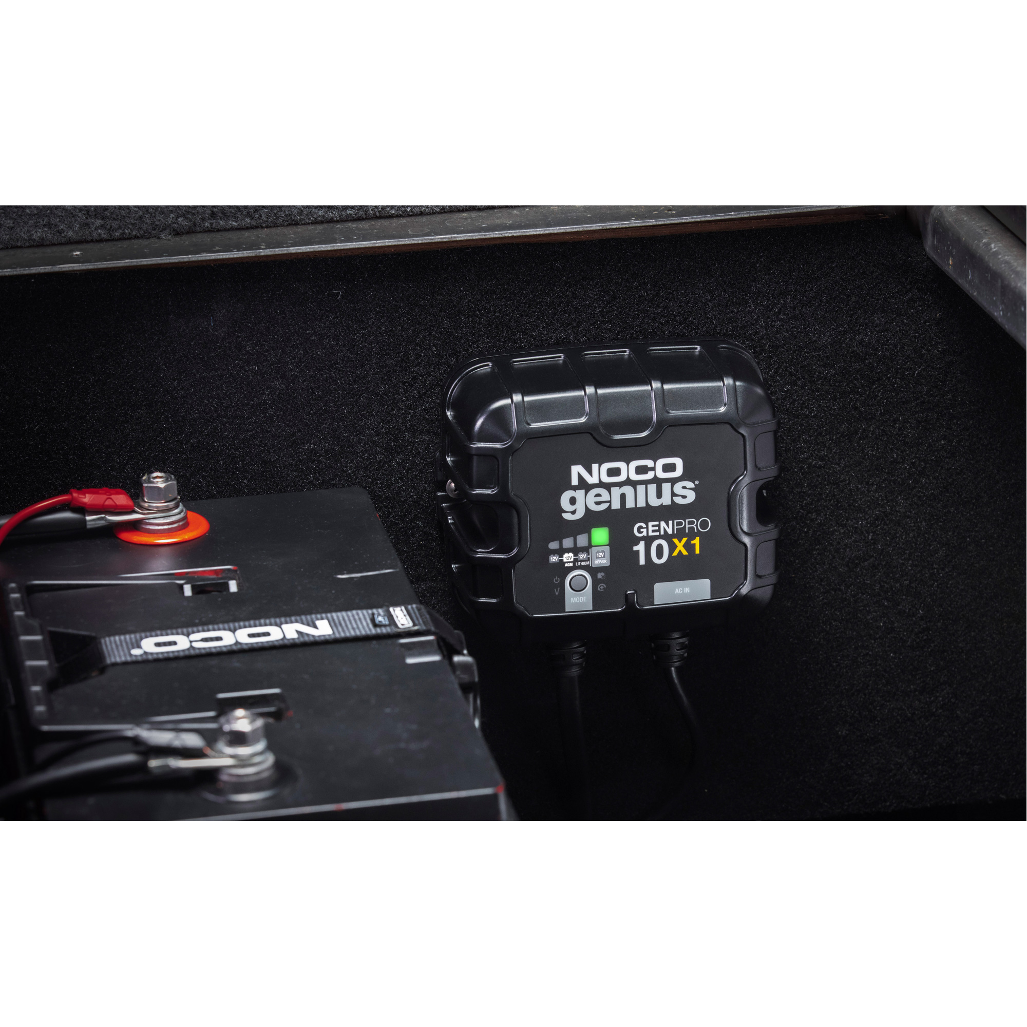 Chargeur de batterie embarqué à 1 sortie de 10 ampères GenPro10X1 GeniusMD – Image 2
