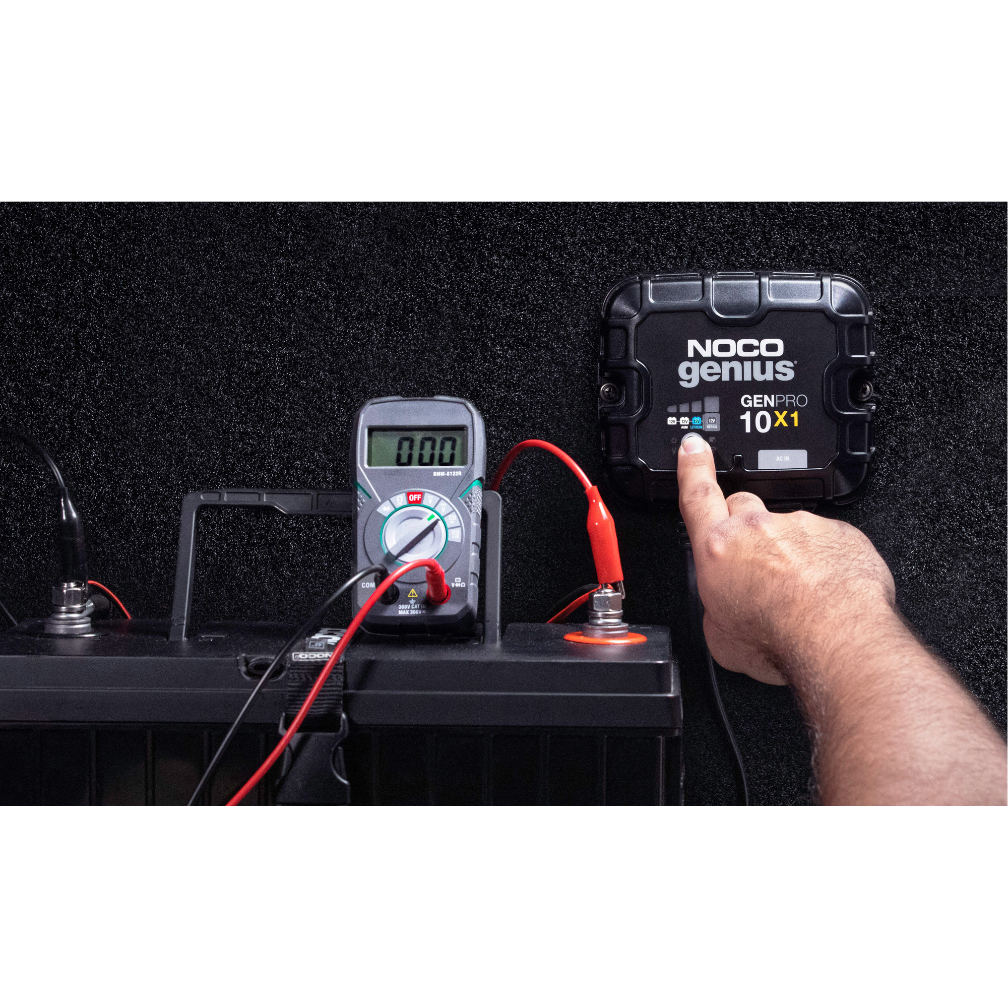 Chargeur de batterie embarqué à 1 sortie de 10 ampères GenPro10X1 GeniusMD – Image 3