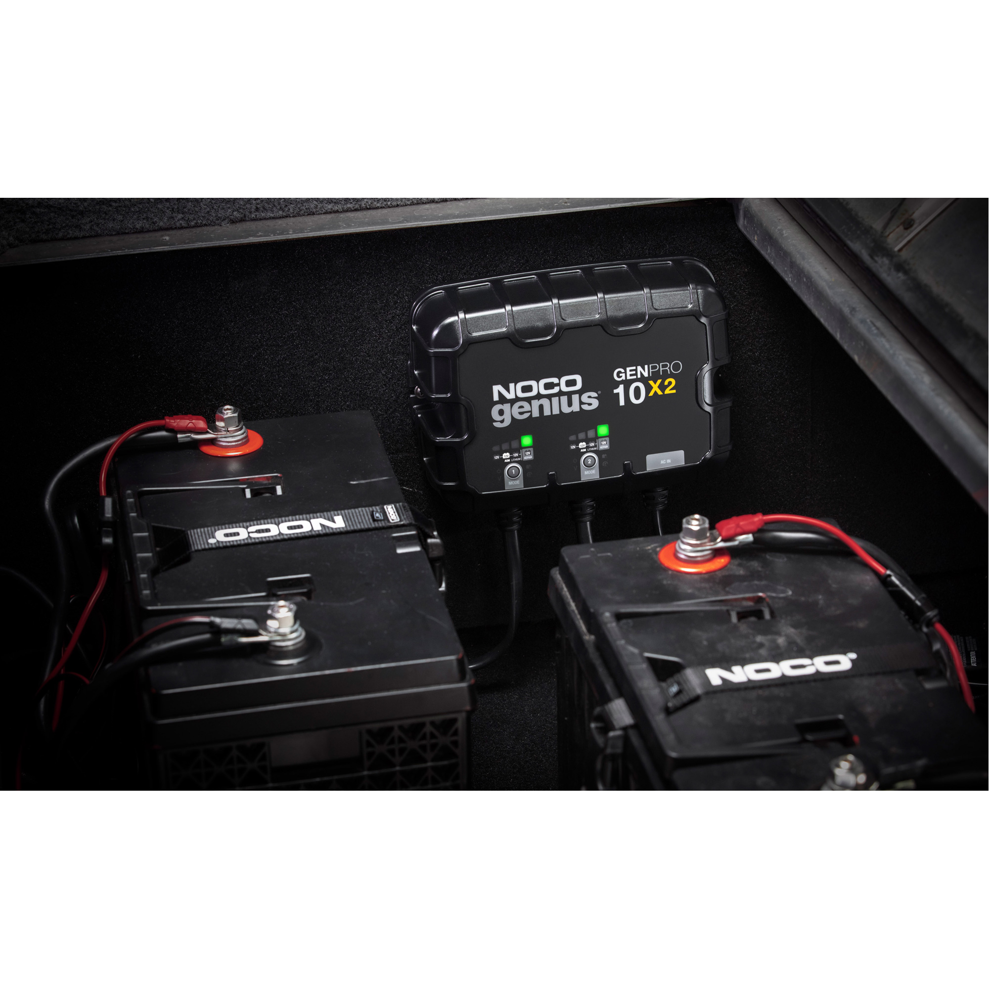 Chargeur de batterie embarqué à 2 sorties de 20 ampères GenPro10X2 GeniusMD – Image 2