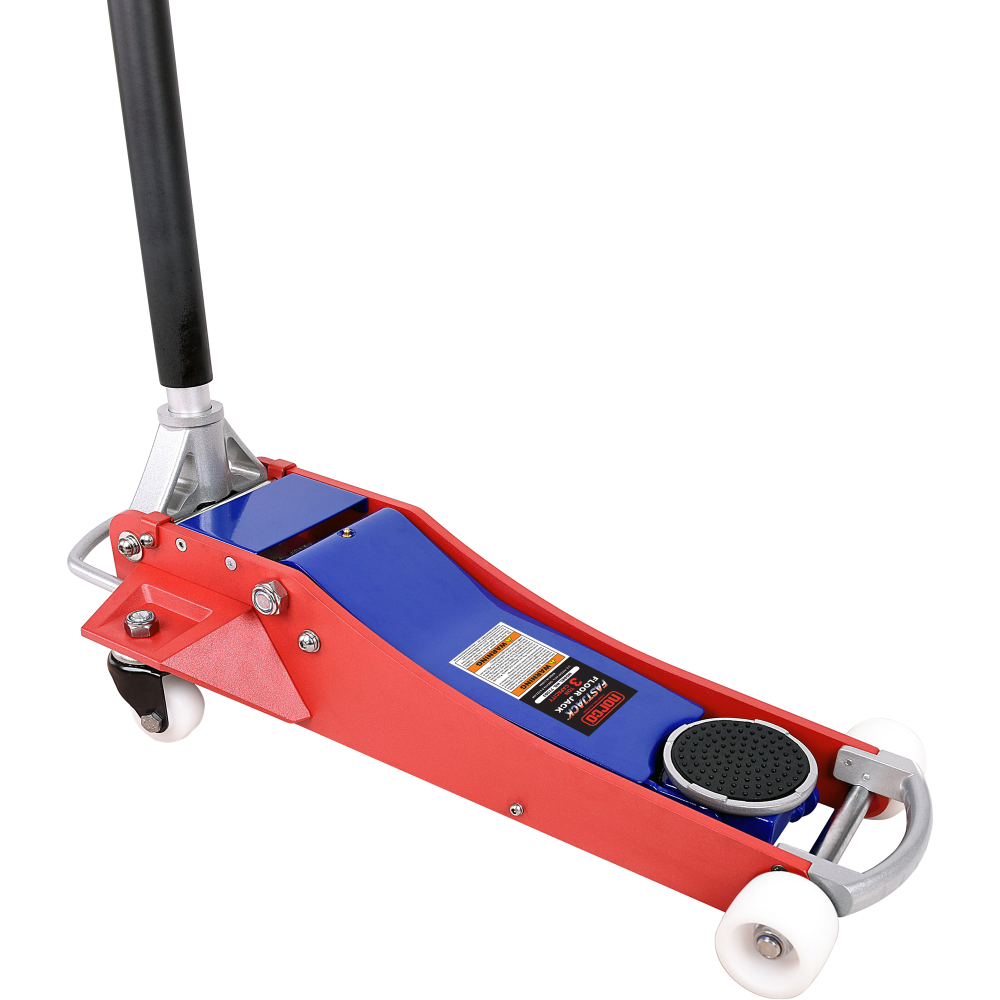 Cric de plancher, 3 tonne(s) Capacité, 3" Abaissée, 19-3/4" Élevée, Hydraulique à main