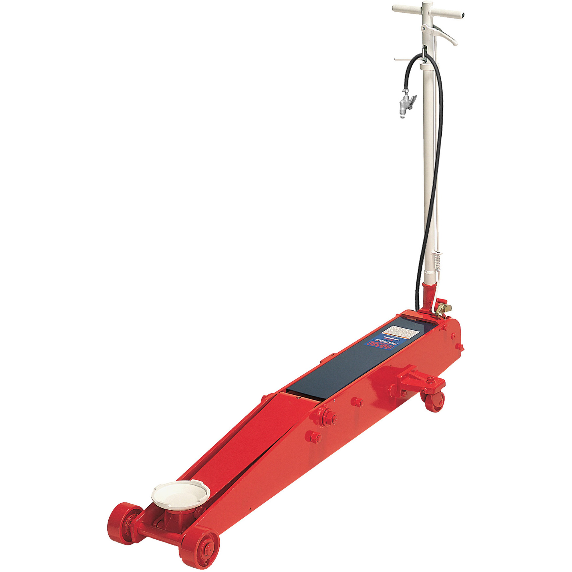 Cric de plancher, 5 tonne(s) Capacité, 5-5/8" Abaissée, 27-1/4" Élevée, Air comprimé/hydraulique