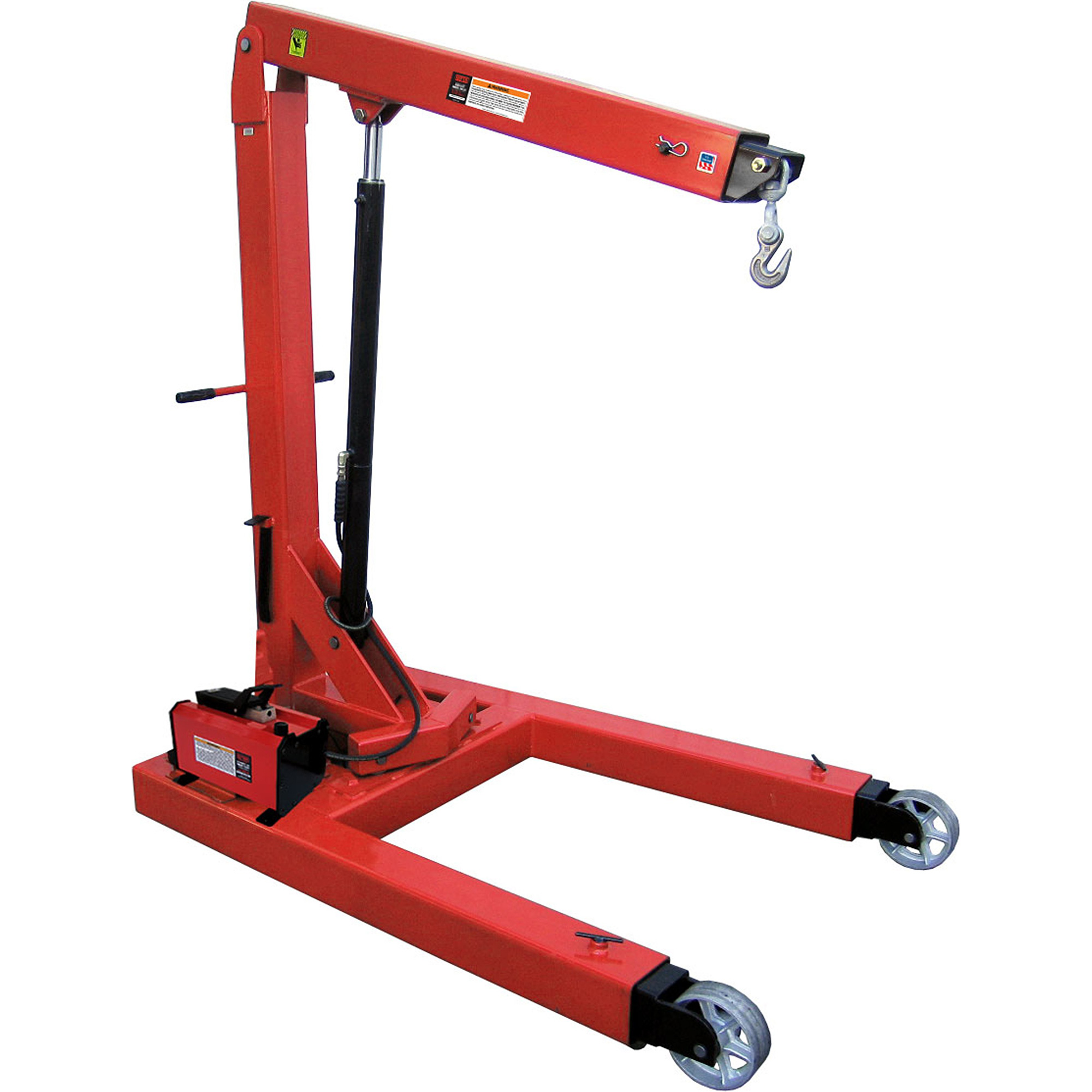 Grue pneumatique hydraulique pour sol, Capacité 6000 lb (3 tonnes)