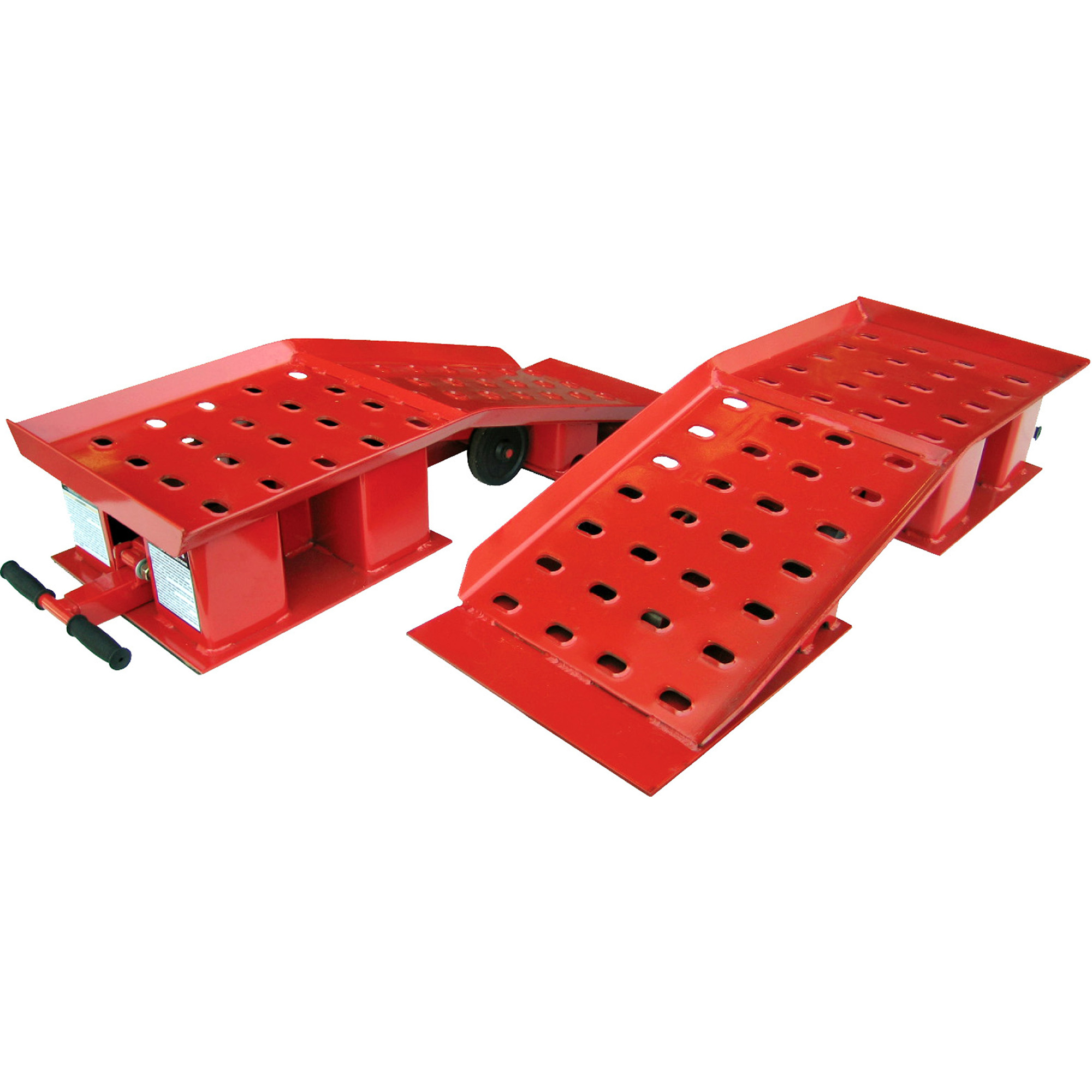 Paire de rampes larges pour camion, Capacité 20 000 lb, 50-1/2" lo, 18-3/8" la, Hauteur de 9-1/4"