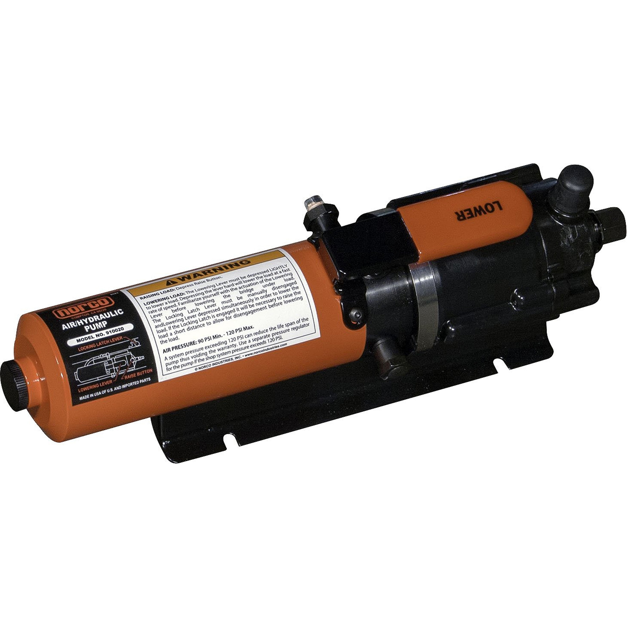 Pompe hydraulique à air manuelle de 3250 PSI