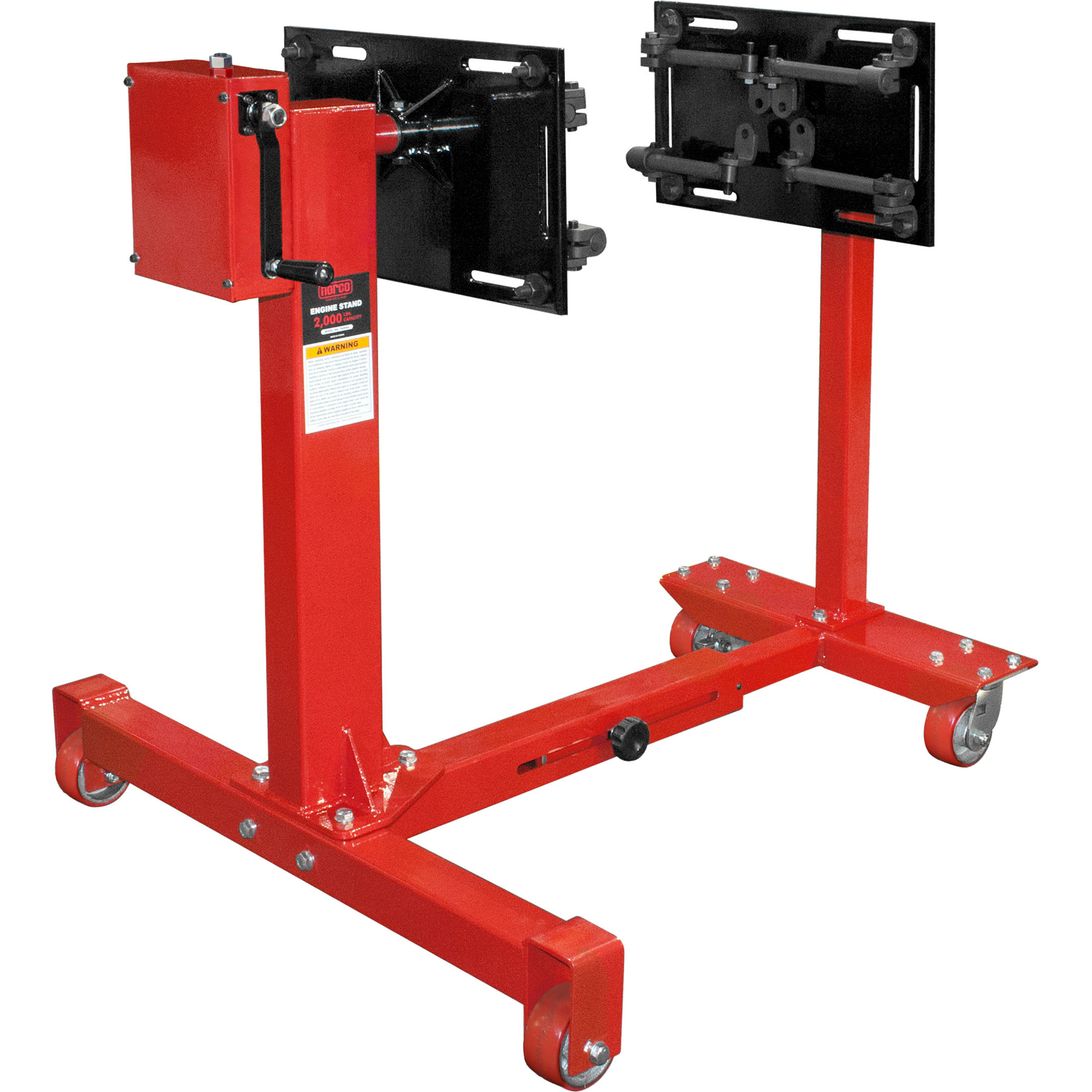 Support de moteur à engrenage 75:1, Capacité de 1 tonne, 42" h