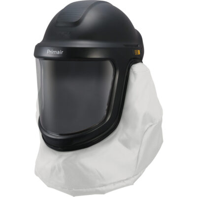 Casque de protection avec bavette courte jetable PrimairMD série 900, Standard, Casque rigide, Bavette Simple