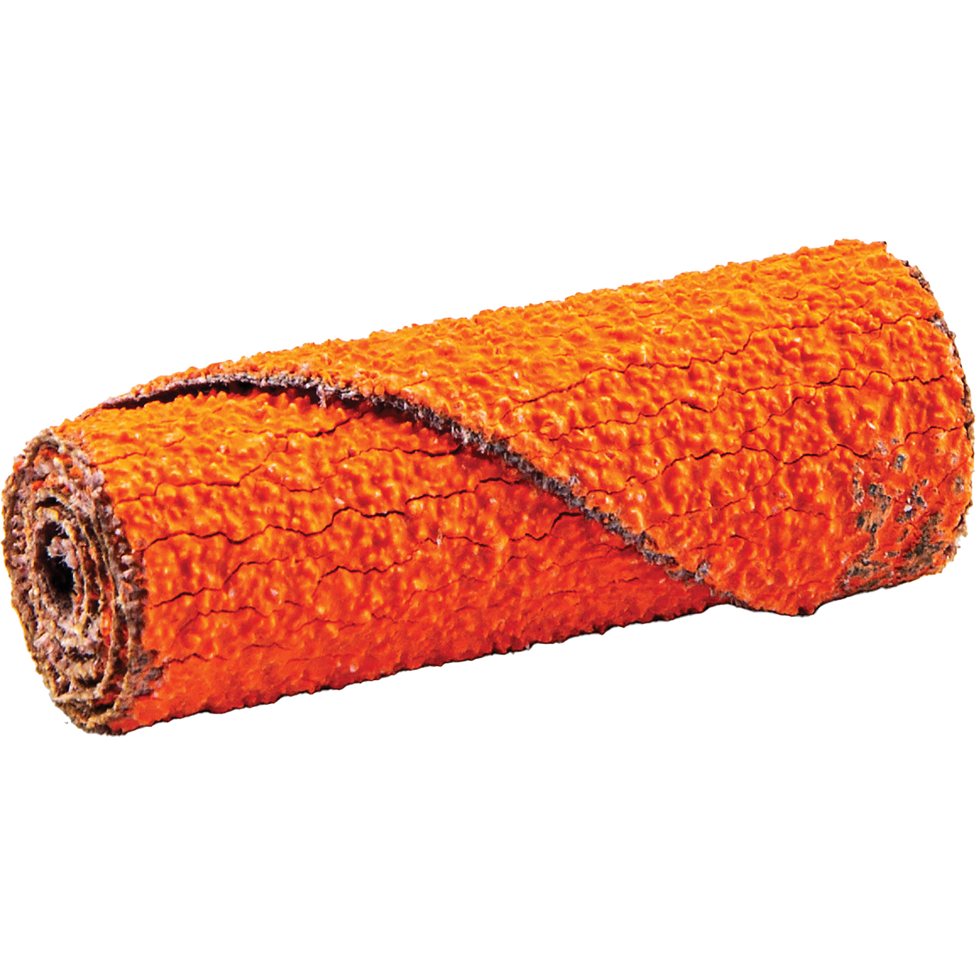 Cartouche de ruban abrasif en rouleau, 60 Grain, 1/2" dia., Céramique d'alumine, 1-1/2" lo, 1/8" Dimension de l'arbre