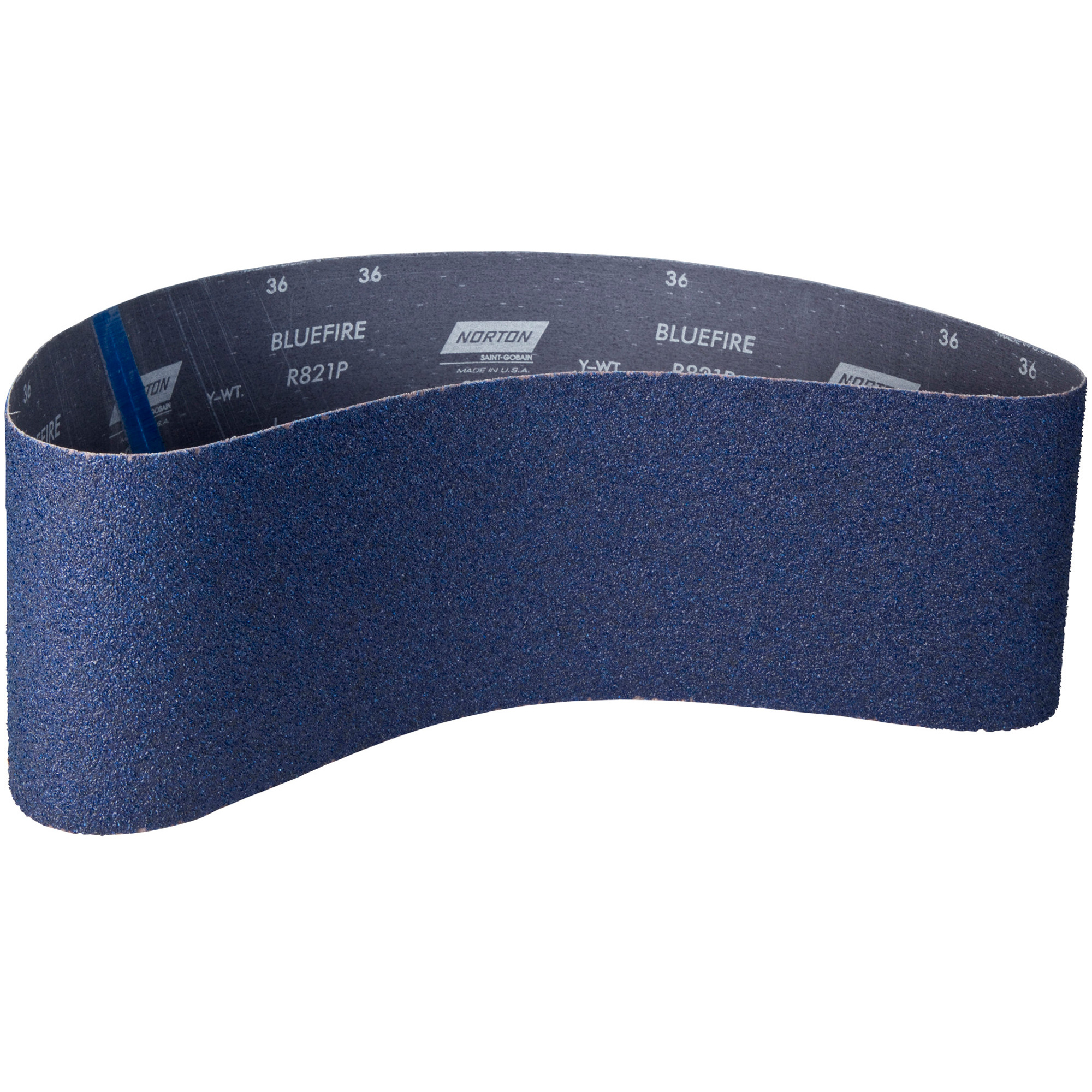 Courroie abrasive à dos étroit BlueFireMD, , Alumine de zirconium, Grain 40
