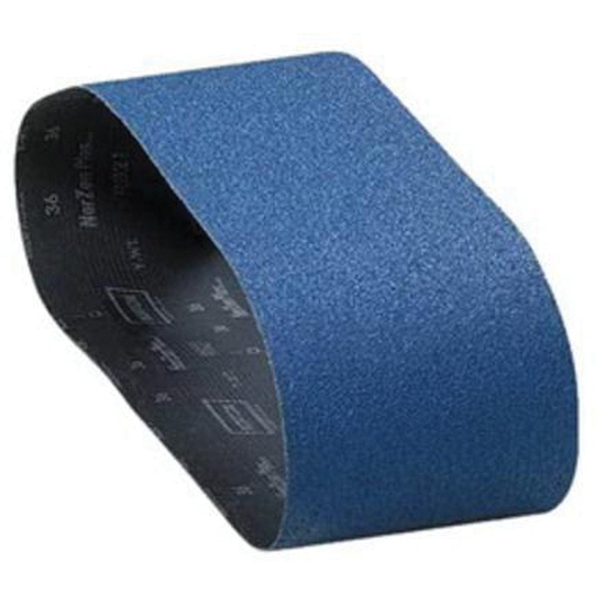 Courroie abrasive à dos étroit BlueFireMD, 6" la x 48" lo, Alumine de zirconium, Grain 40