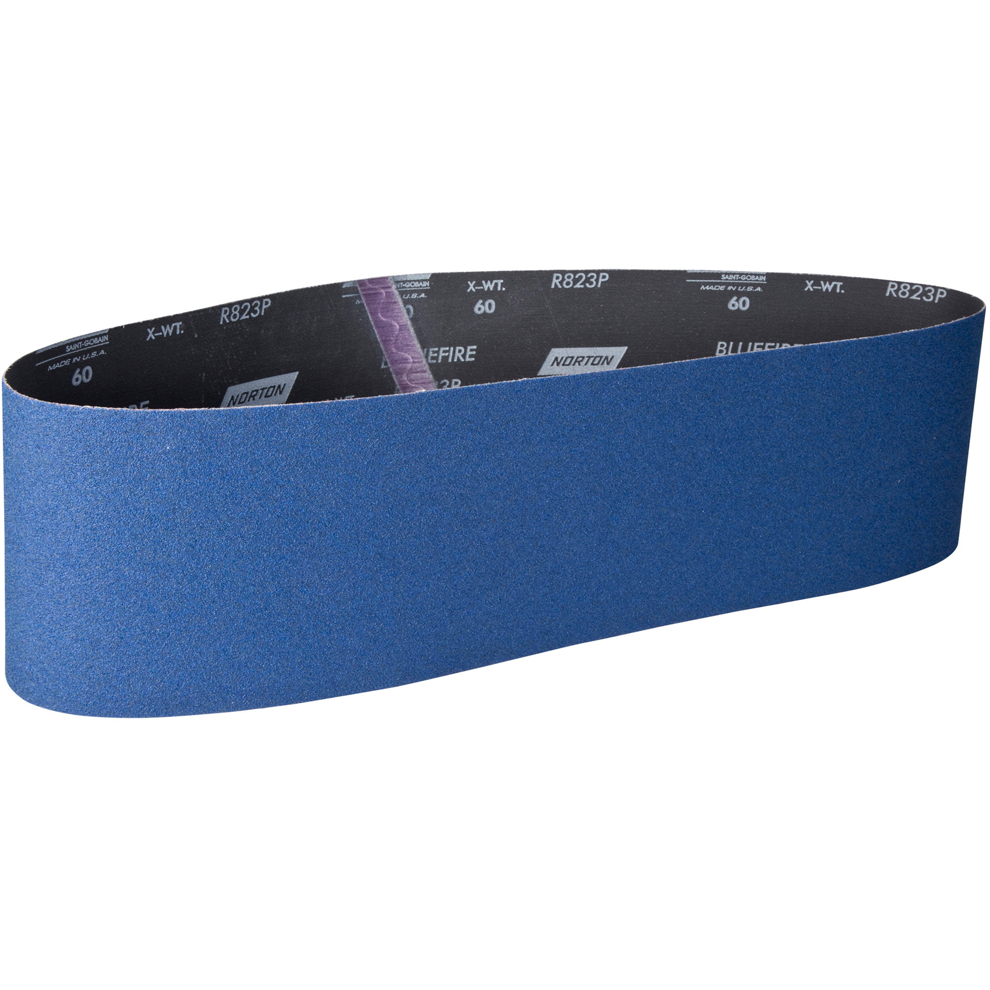 Courroie abrasive à dos étroit BlueFireMD, , Alumine de zirconium, Grain 80