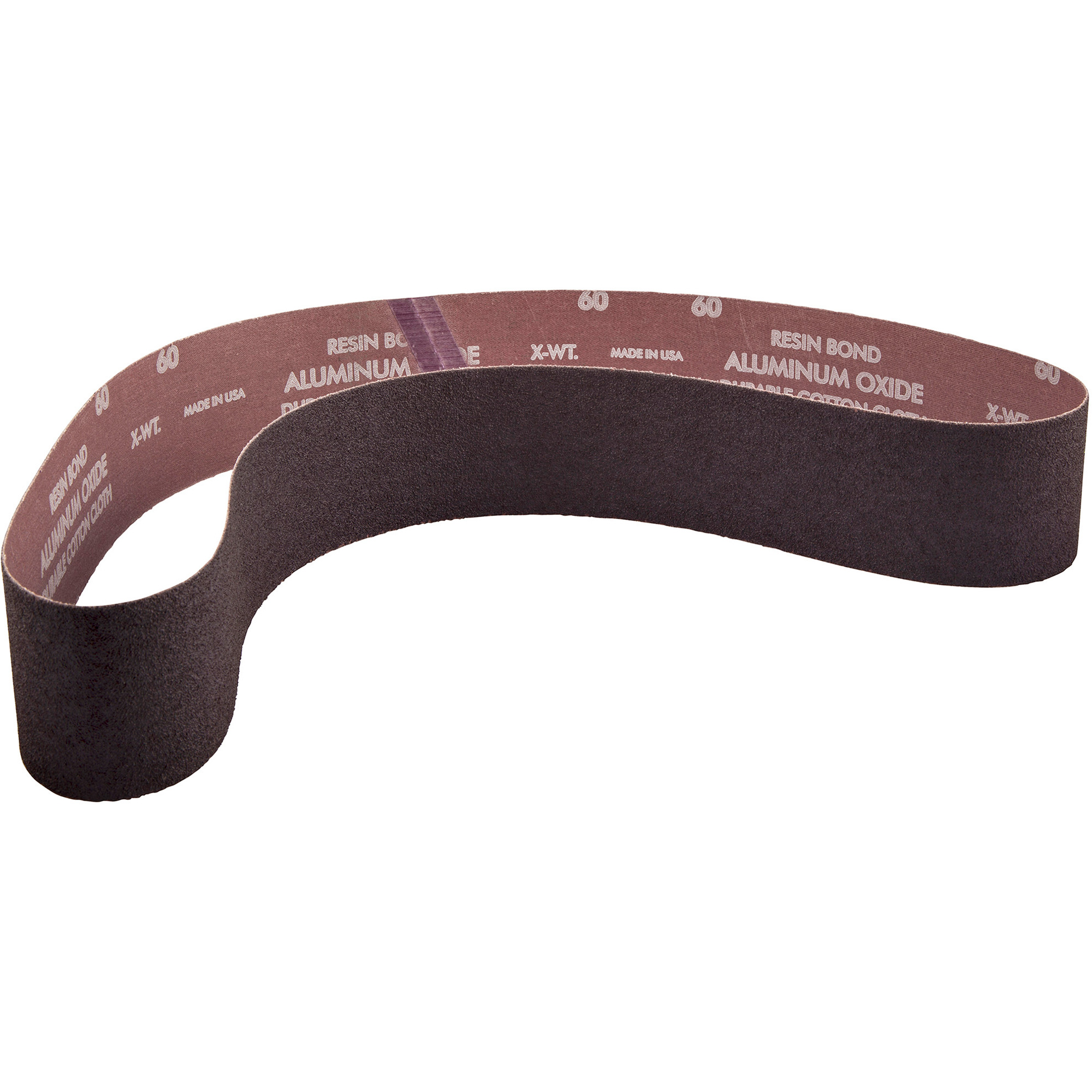 Courroie abrasive à dos étroit MetaliteMD, , Oxyde d'aluminium, Grain 60