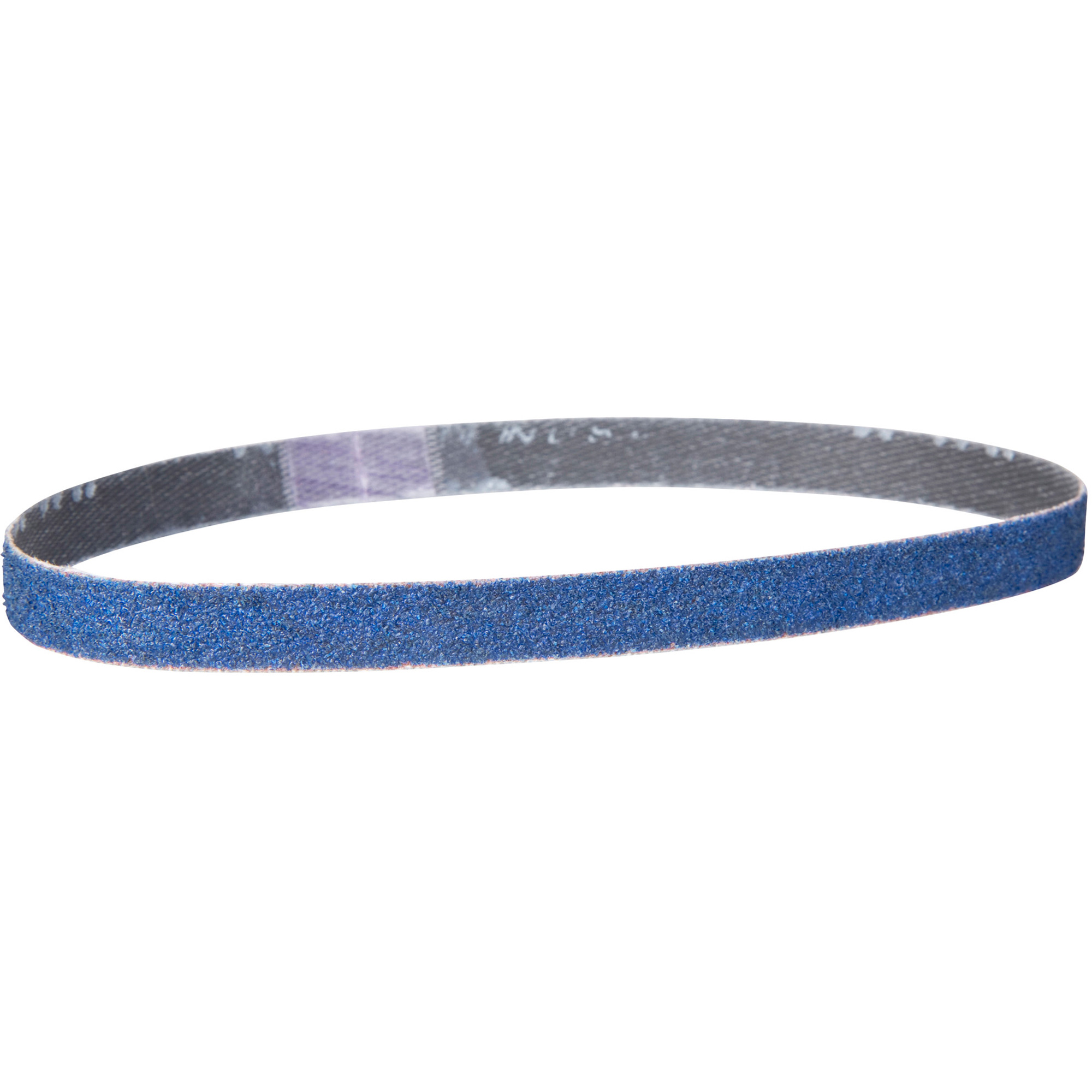 Courroie pour ponceuse BlueFireMD, 3/8" la x 13" lo, Alumine de zirconium, Grain 80