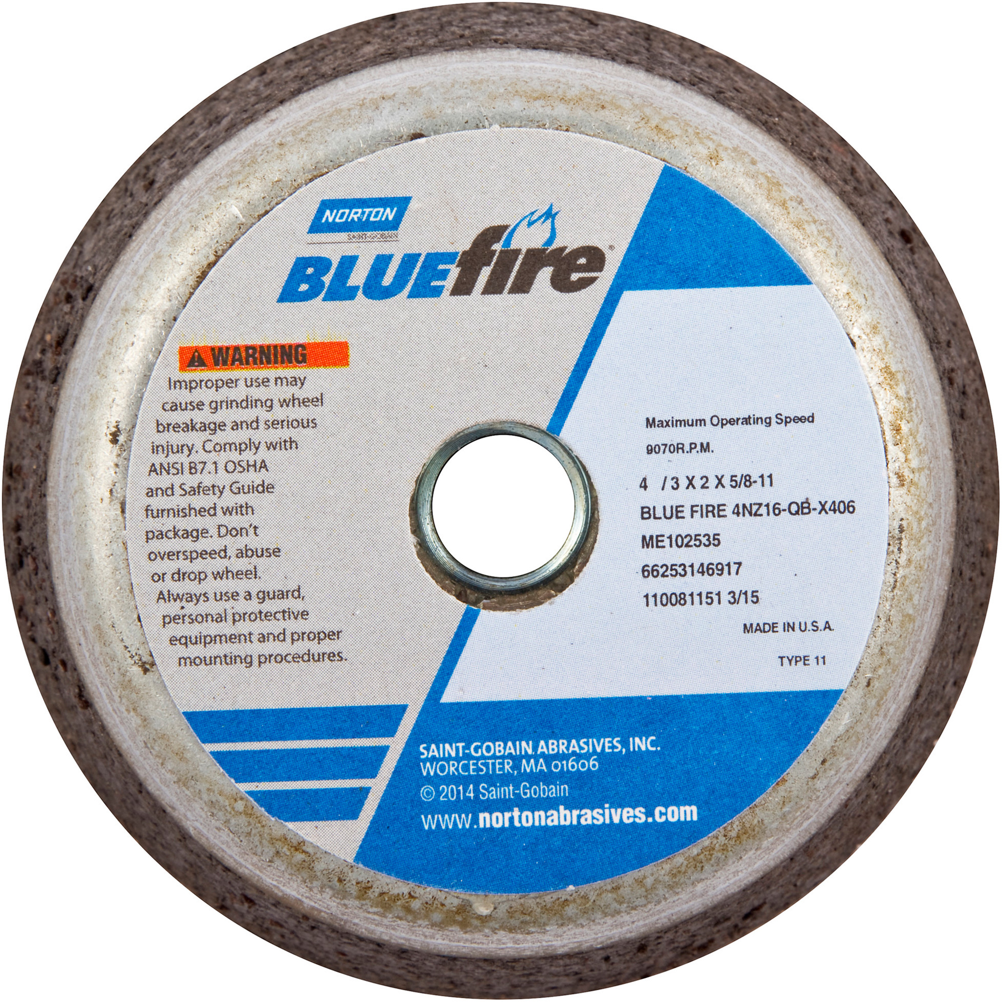 Disque à ébarbage portatif non renforcé BlueFireMD