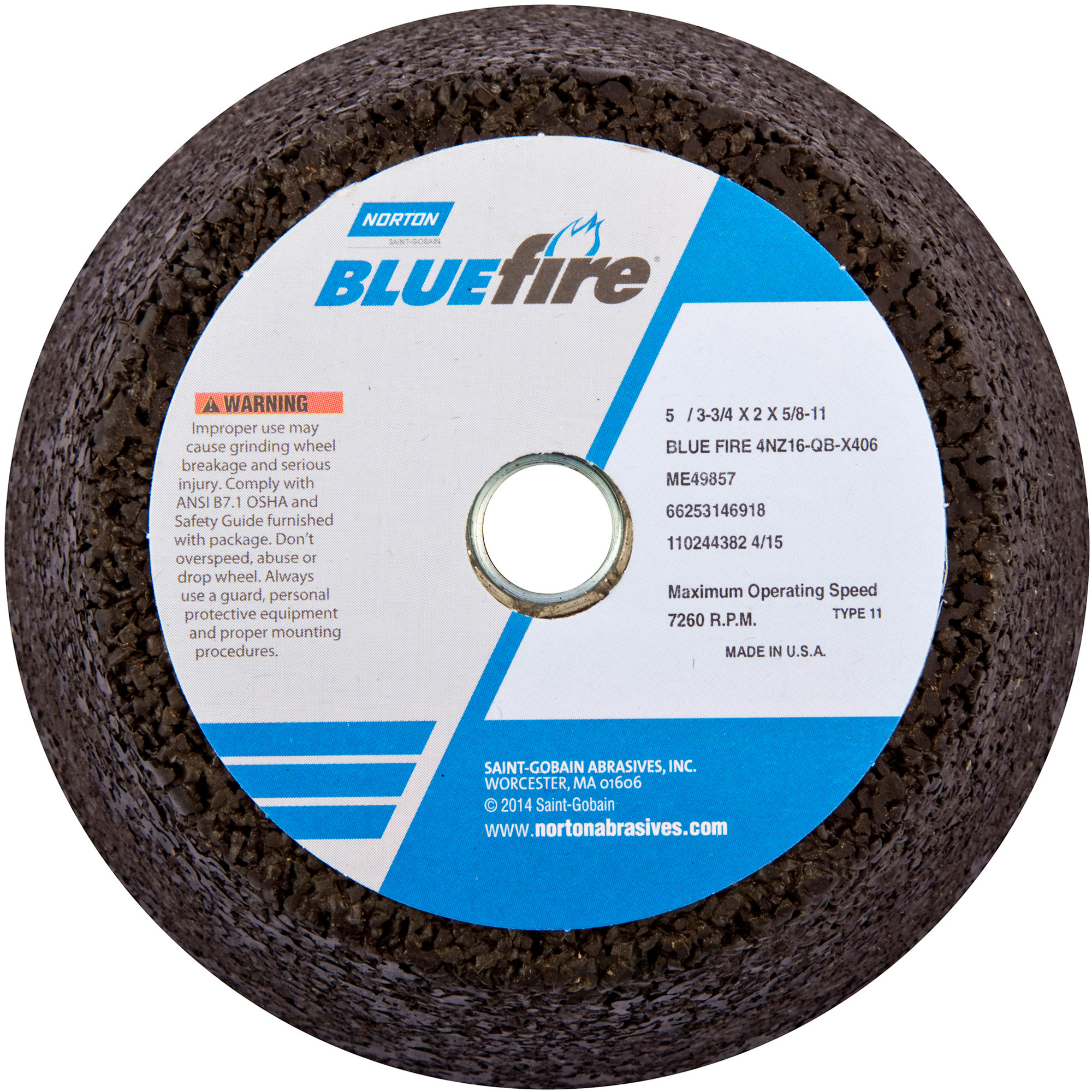 Disque à ébarbage portatif non renforcé BlueFireMD
