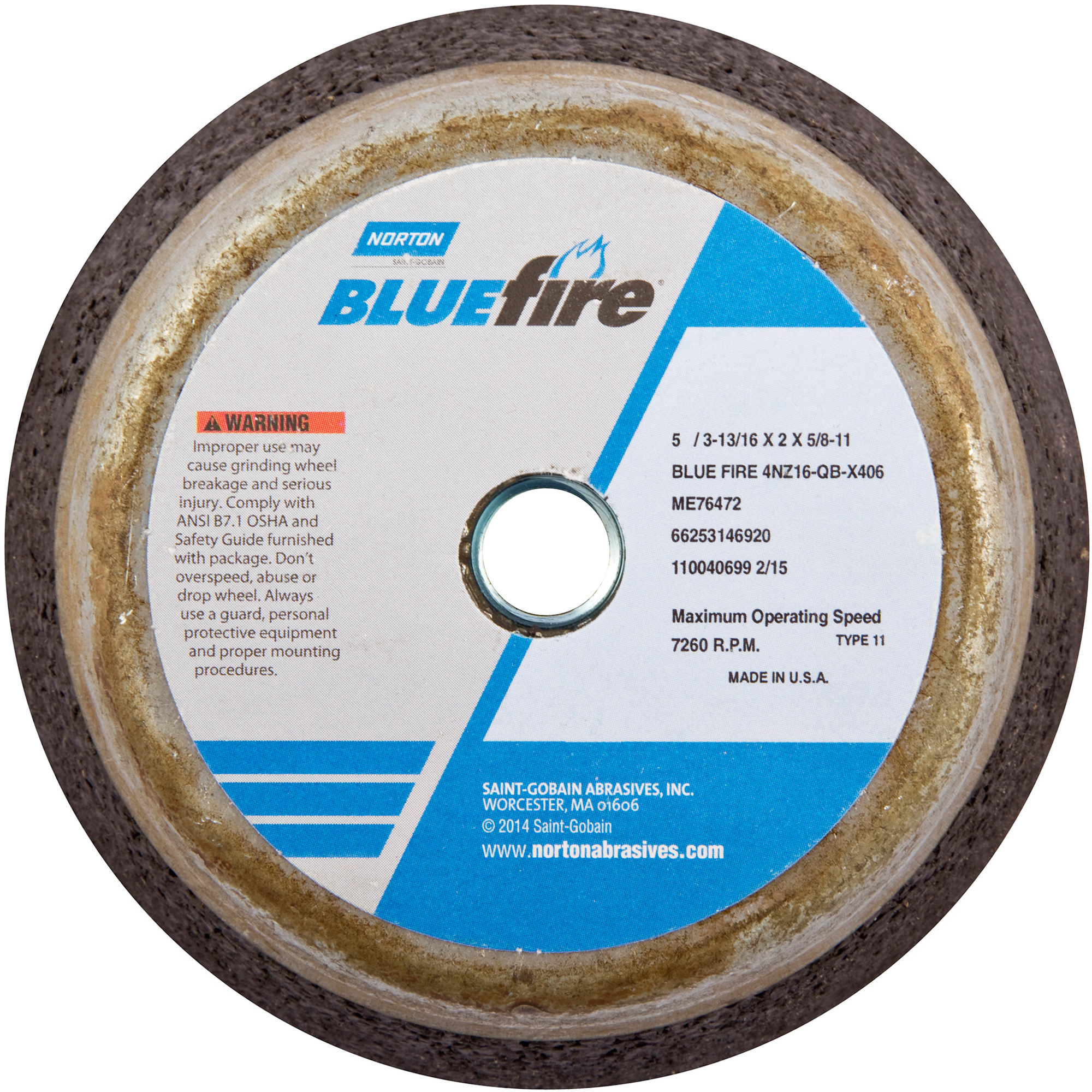 Disque à ébarbage portatif non renforcé BlueFireMD