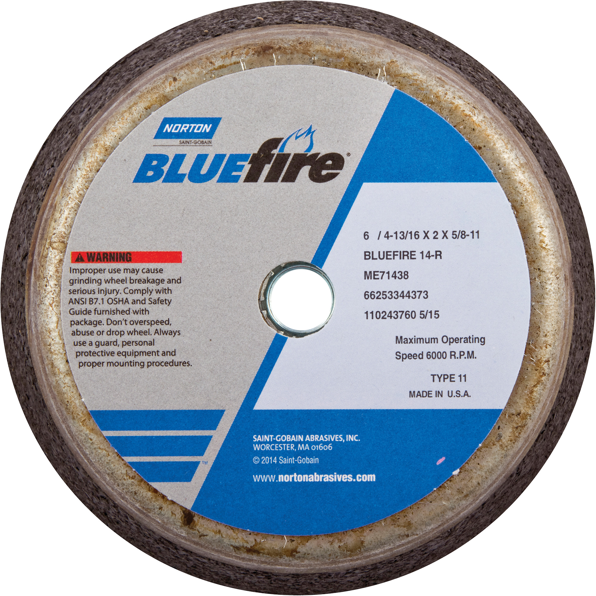 Disque à ébarbage portatif non renforcé BlueFireMD