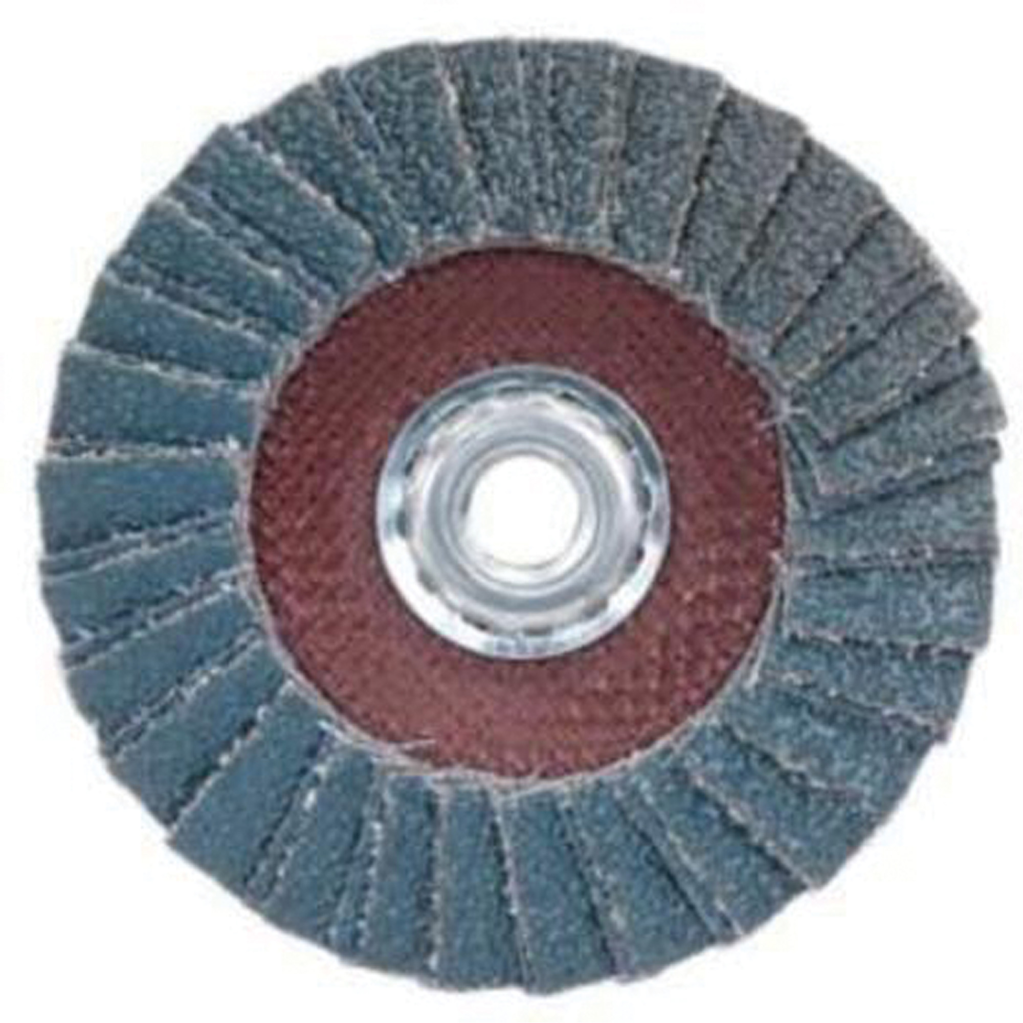 Disque à lamelles coniques, 4-1/2" x 5/8"-11, Type 29, Grain 80, Alumine de zirconium