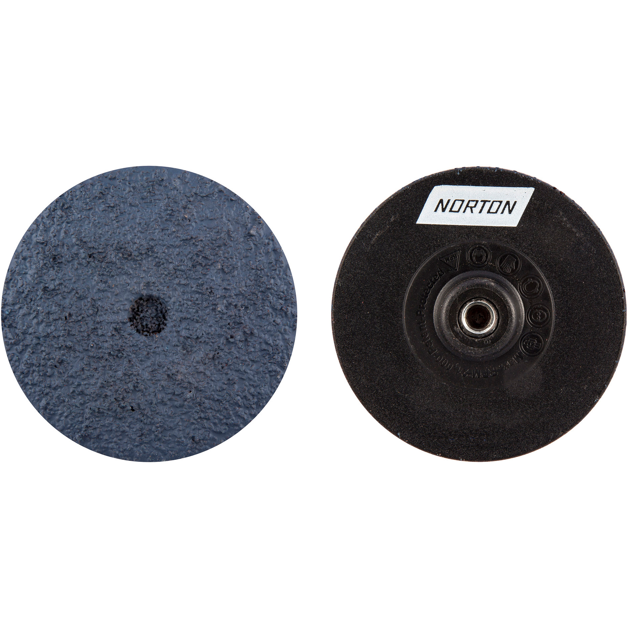 Disque abrasif PSA, 3" dia., Grain 36, Oxyde d'aluminium