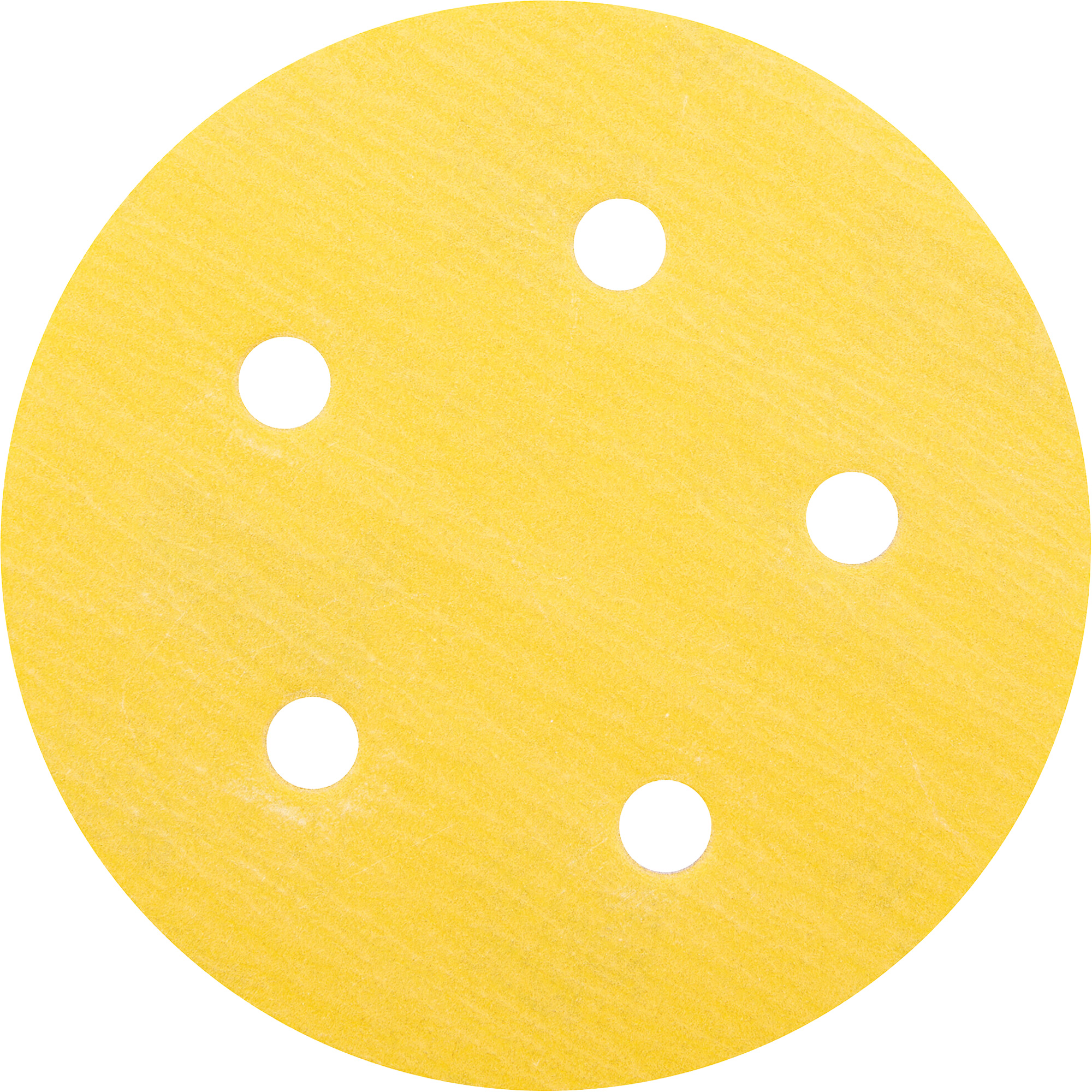 Disque de ponçage en papier H&L Gold Reserve A296 avec trous d'aspiration, dia 5", Grain 320, Oxyde d'aluminium, Poids C