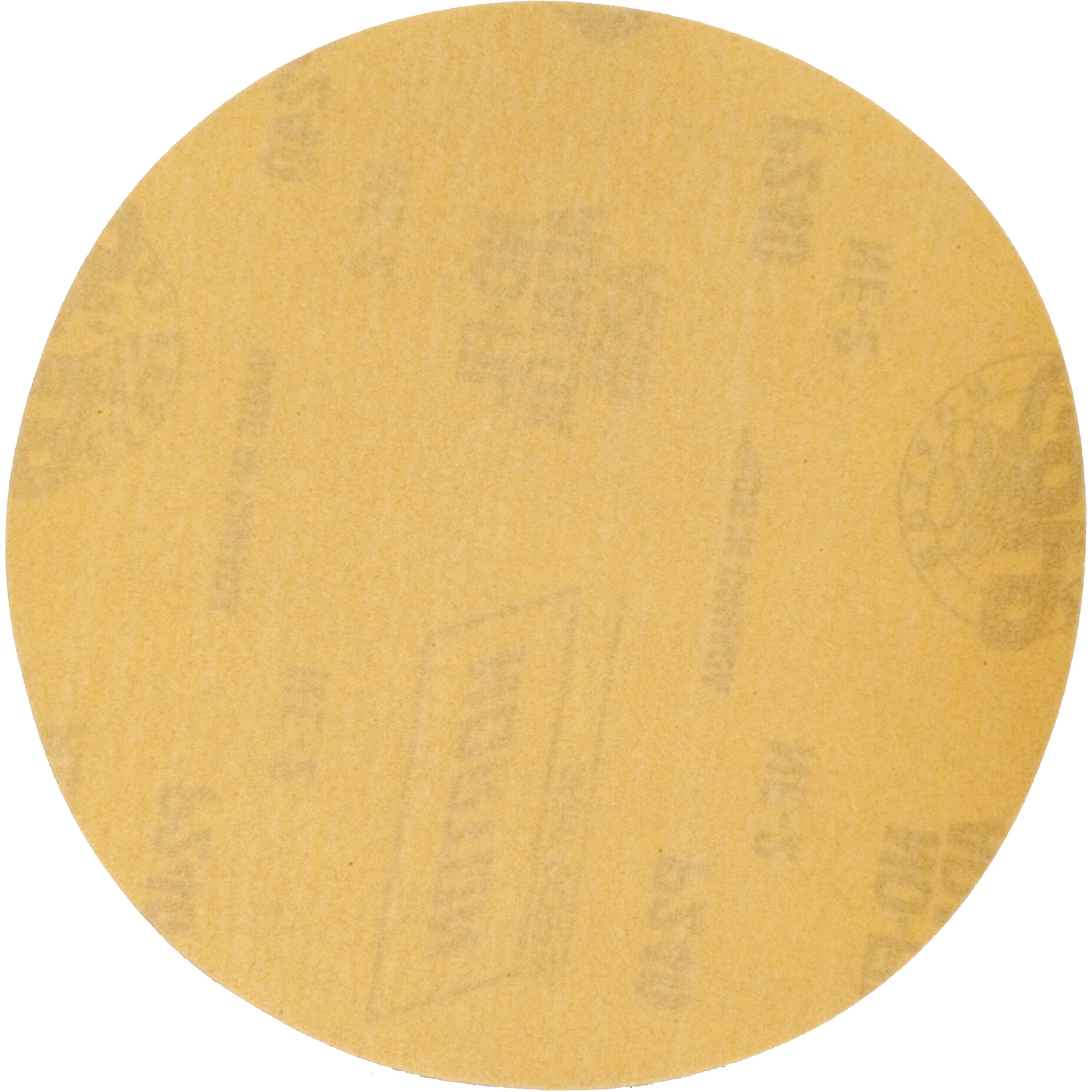 Disque de ponçage en papier H&L Gold Reserve A296 avec trous d'aspiration, dia 6", Grain 240, Oxyde d'aluminium, Poids C