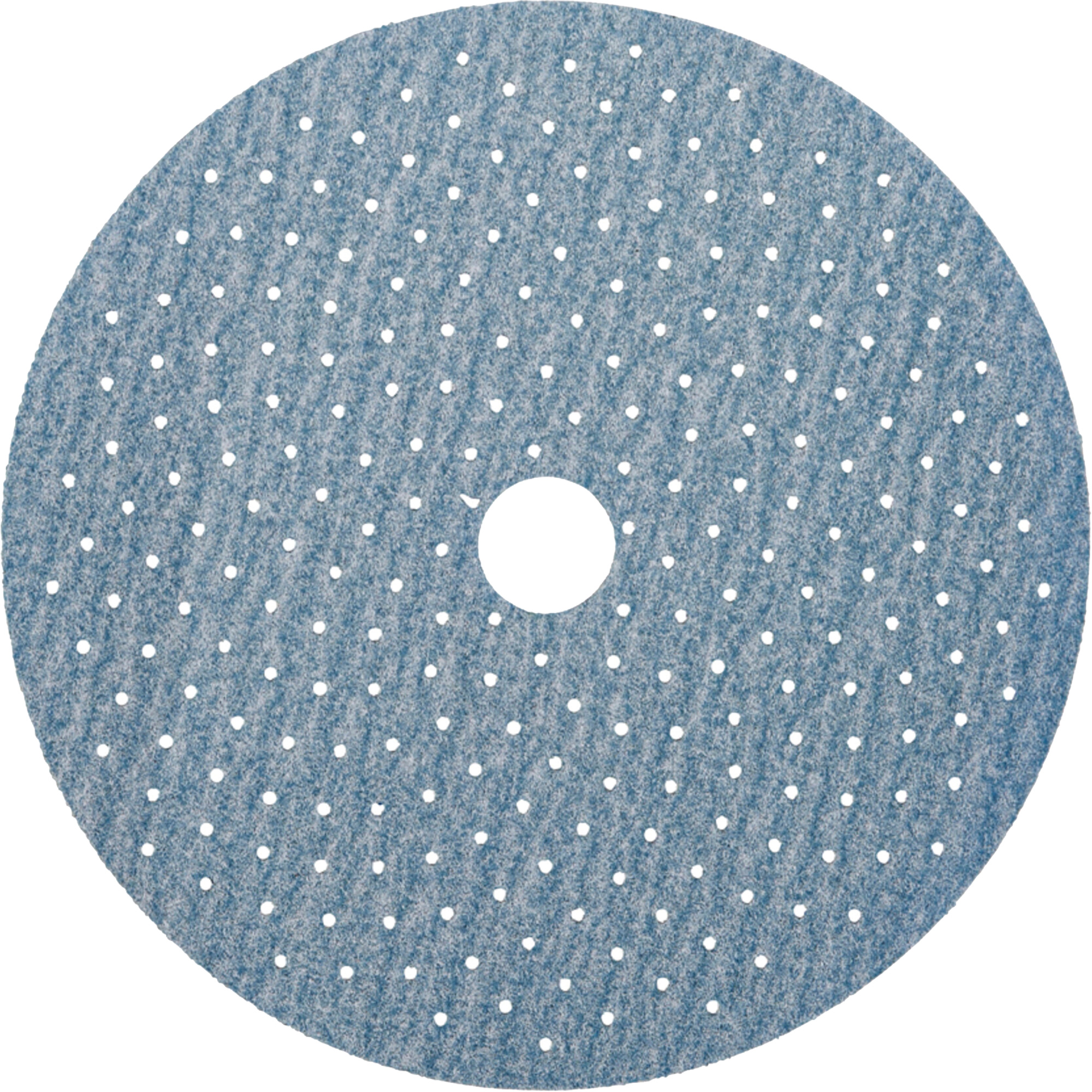 Disque pour aspiration avec trou central Dry Ice Multi-Air Cyclonic A975, dia 6", Grain P280, Céramique d'alumine