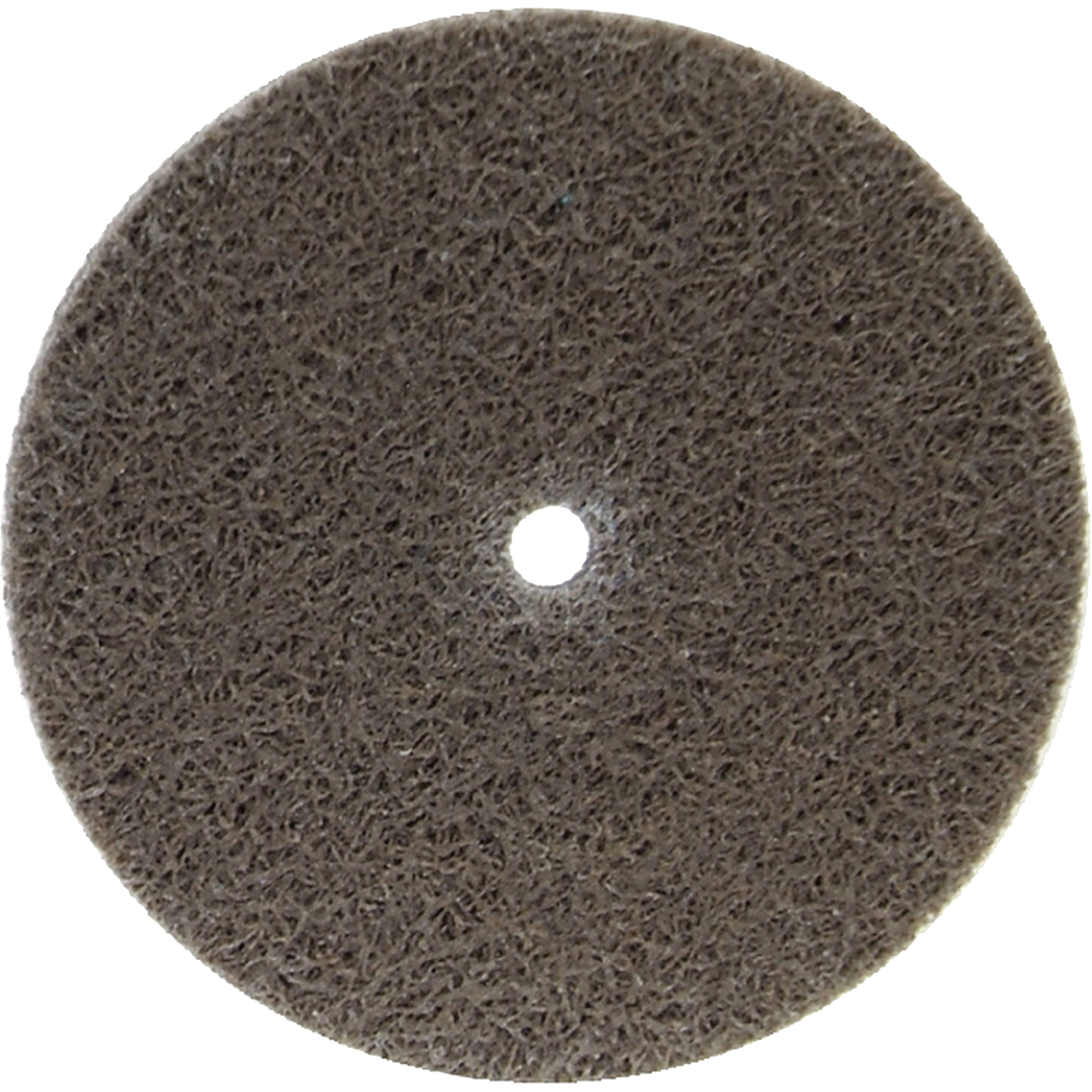 Disque unifié non tissé Bear-TexMD, 3" x 1/4", Arbre de 3/8", Grain de Moyen, Oxyde d'aluminium