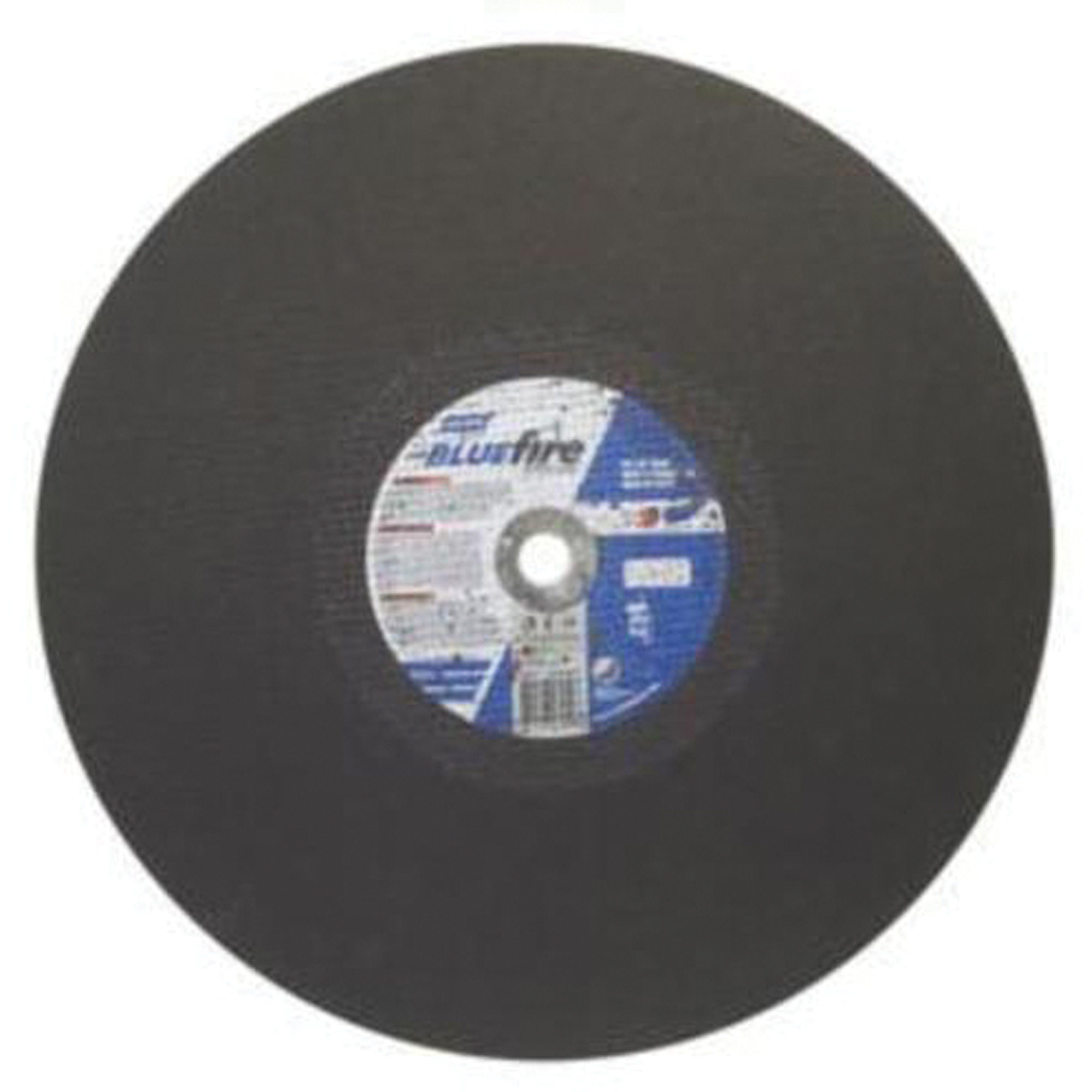 Disques à tronçonner stationnaires BlueFireMD, 20" x 5/32", Arbre de 1", Type 01/41, Alumine de zirconium, 2710 Tr/min