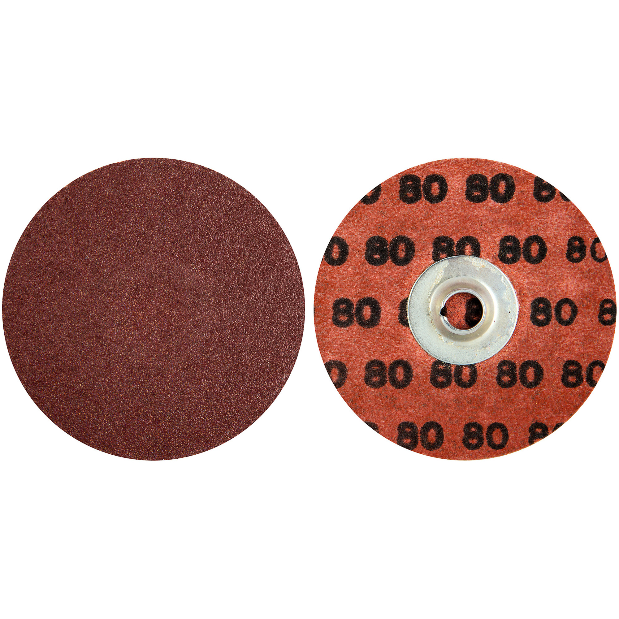 Disques en toile MERIT ALO RESIN BOND, 3" dia., Grain 80, Oxyde d'aluminium