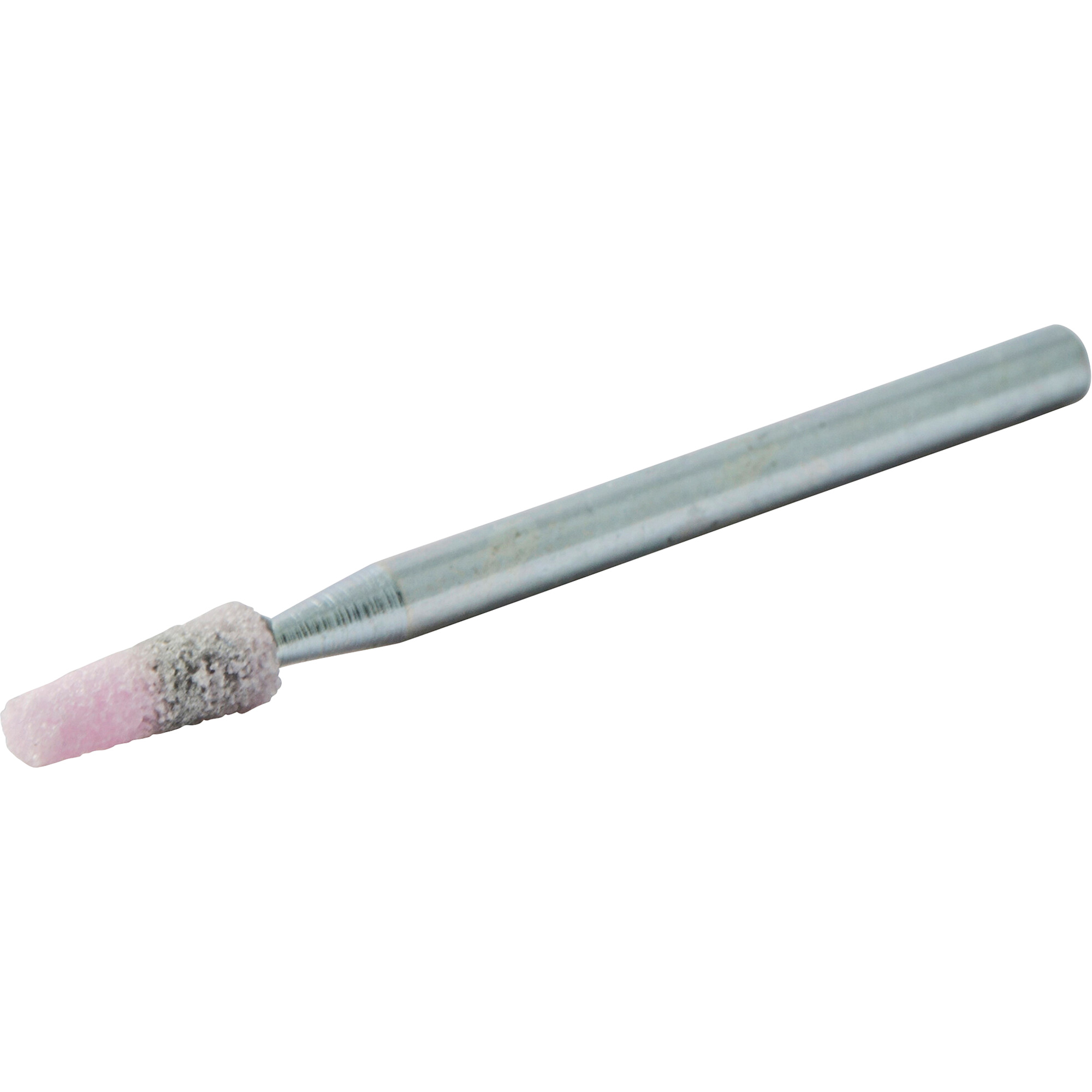 Meule montée vitrifiée, B97, Oxyde d'aluminium, 1/8" dia., 3/8" lo, 80 Grain