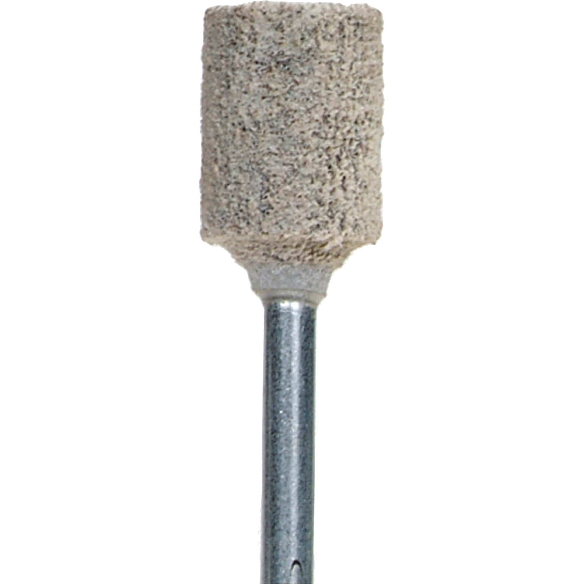 Pointe montée en fibre de coton, A0, Oxyde d'aluminium, 3/8" dia., 1-1/2" lo, 80 Grain