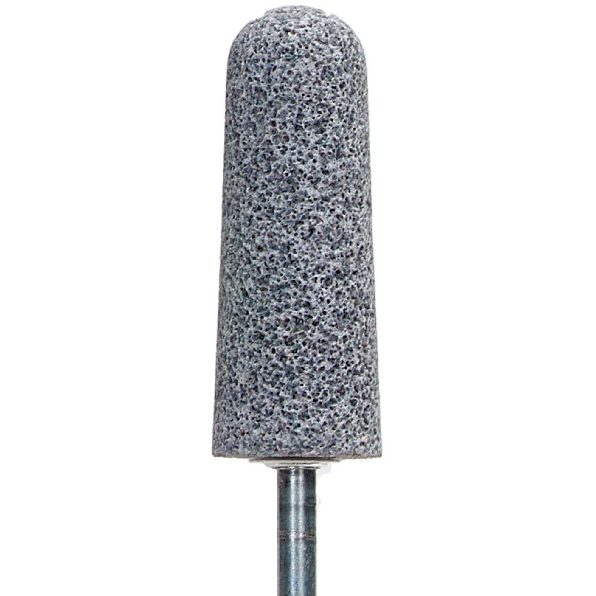 Pointe montée extra grossière, A3, Oxyde d'aluminium, 1" dia., 2-3/4" lo, 36 Grain