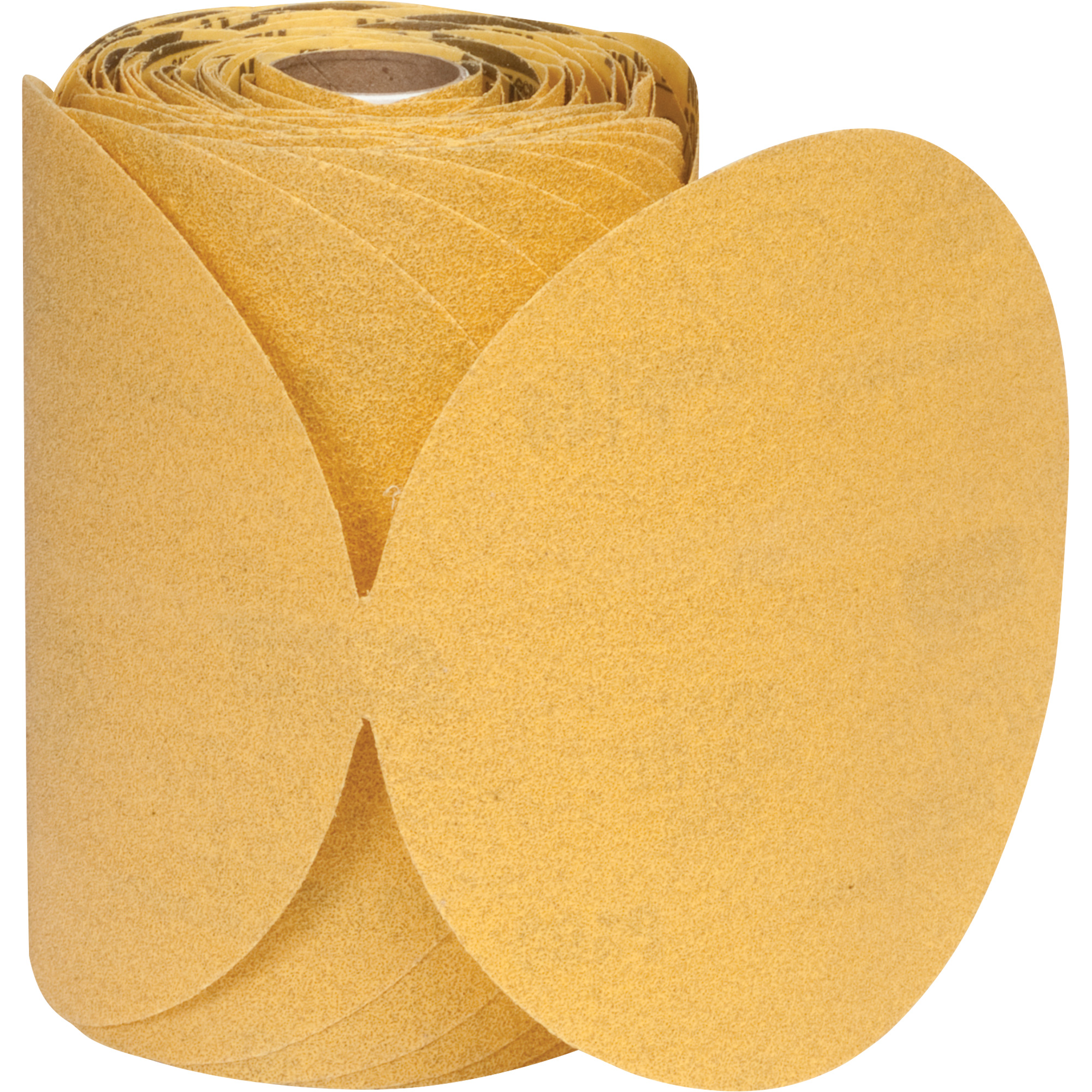 Rouleau de disques PSA en papier Gold Reserve A296, 6" dia., Grain Moyen, Oxyde d'aluminium