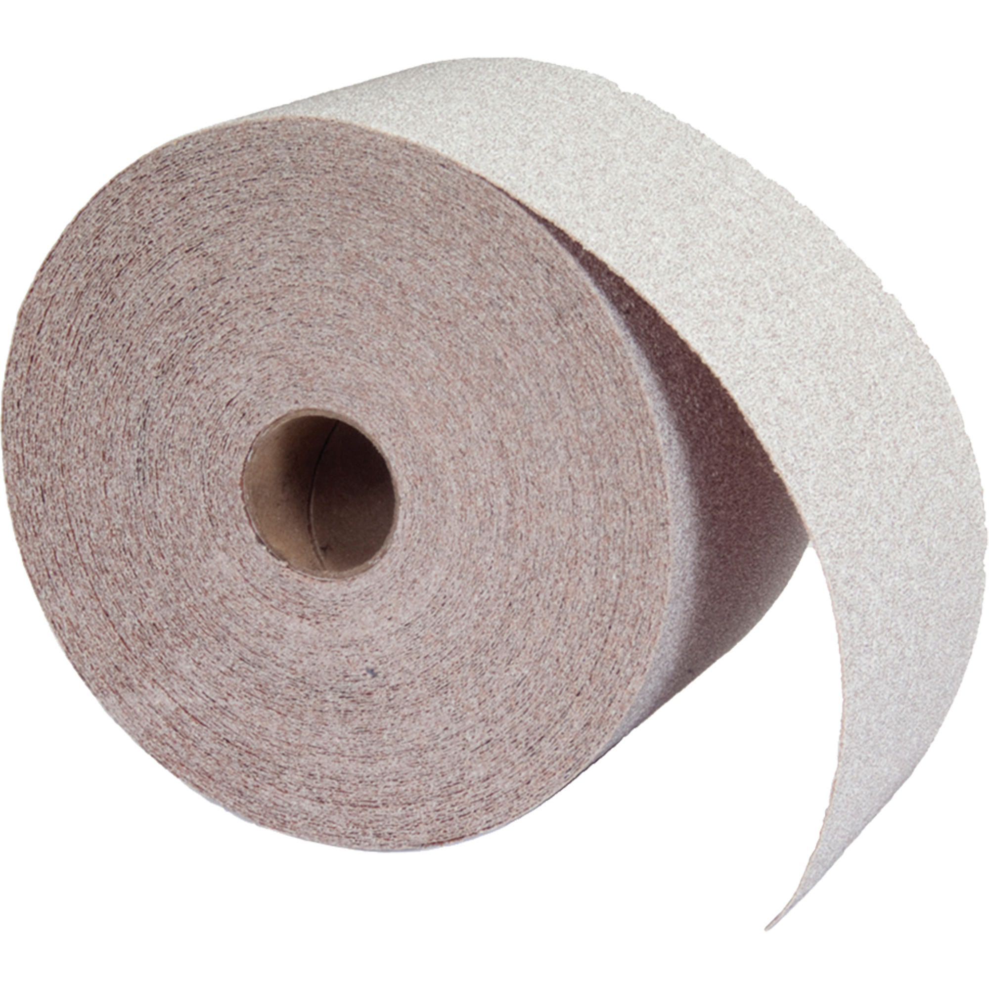 Rouleau de papier abrasif PSA sans chargement, Oxyde d'aluminium, 2-3/4" la x 75' lo, Grain 80
