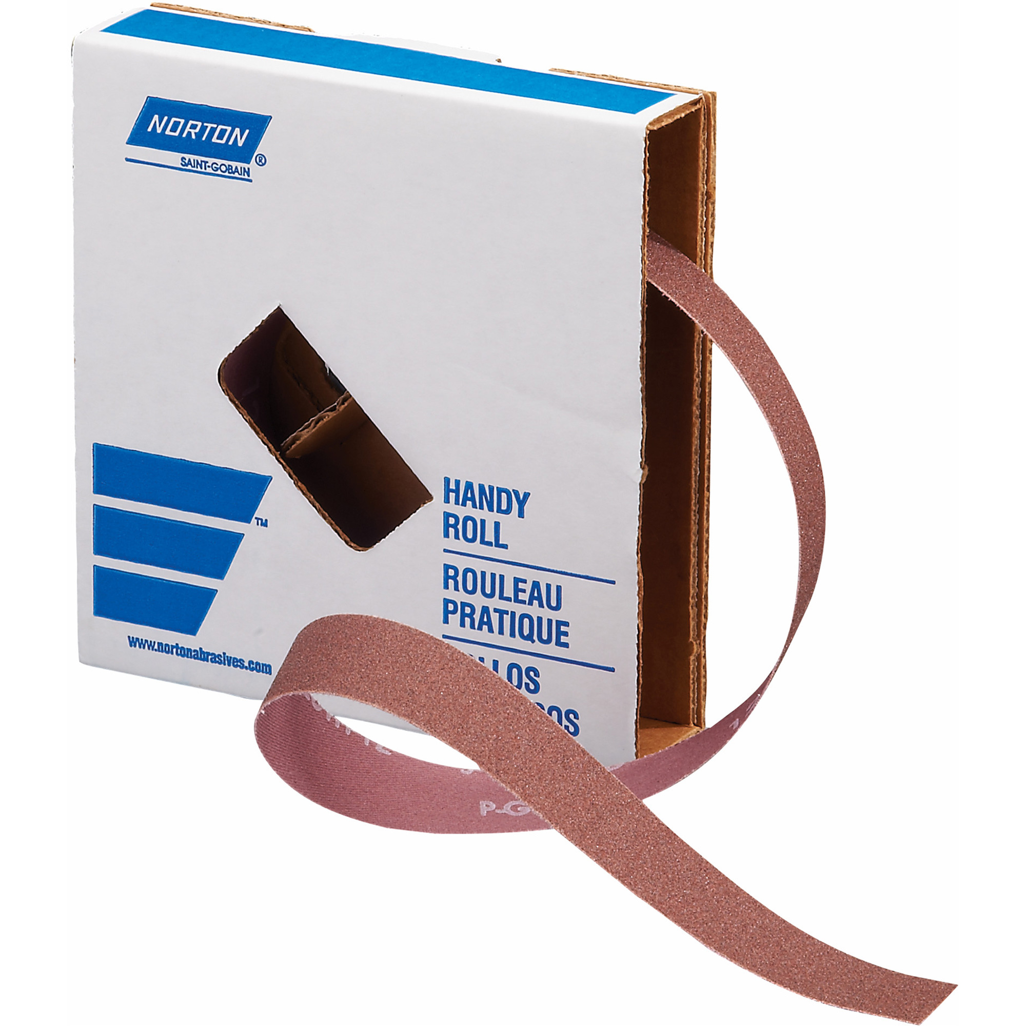Rouleau de toile abrasive MetaliteMD K225, Oxyde d'aluminium, 1" la x 30' lo, Grain P100-J