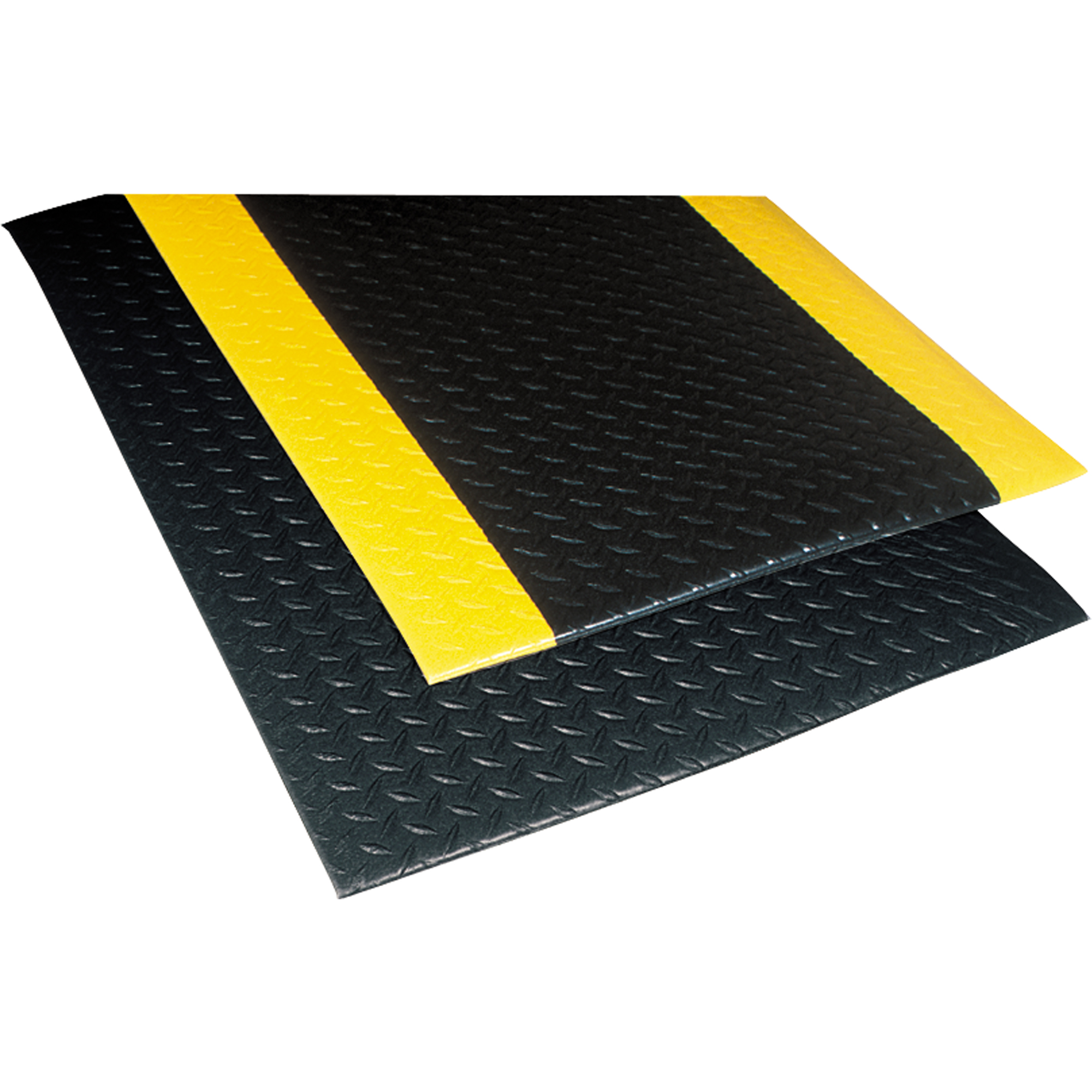 Tapis Sof-TredMC No 419 avec Dyna-ShieldMC, Losange, 2' x 60' x 1/2", Noir, PVC