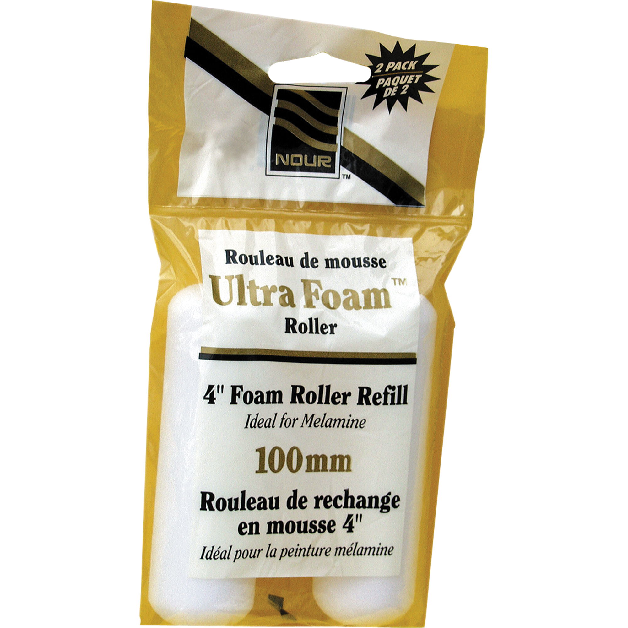 Rouleaux de mousse, 101,6 mm (4") l