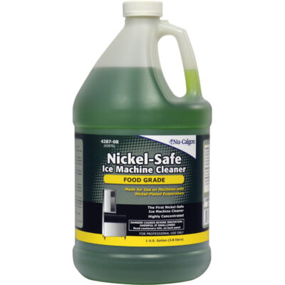 Nettoyant pour machine à glace sans danger pour les surfaces nickelées, 1 gal., Cruche
