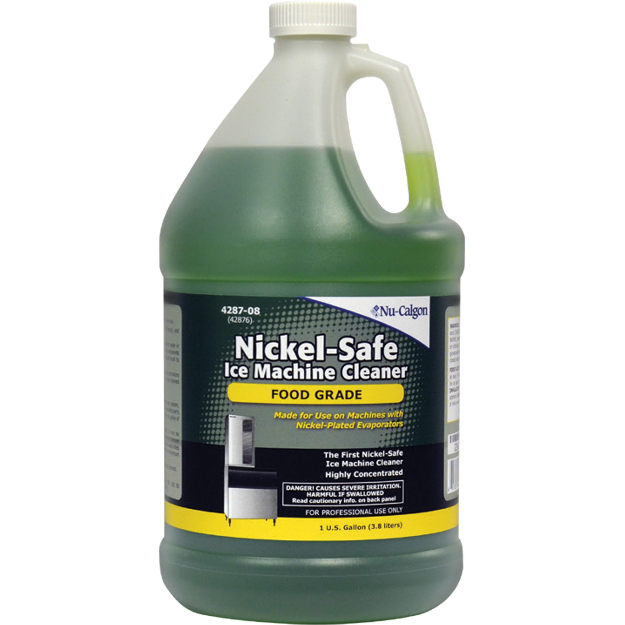Nettoyant pour machine à glace sans danger pour les surfaces nickelées, 1 gal., Cruche