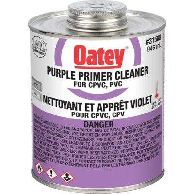 Apprêt/nettoyant violet, 946 ml, Canette à dessus brosse