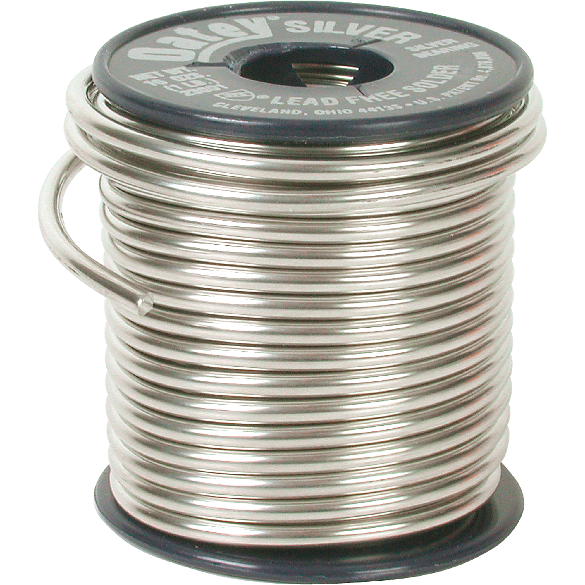 Métal d'apport pour plomberie, Sans plomb, 60-100 % d'étain 1-5 % de bismuth 1-5 % de cuivre 1-5 % d'argent, âme Plein, dia. 0,117"