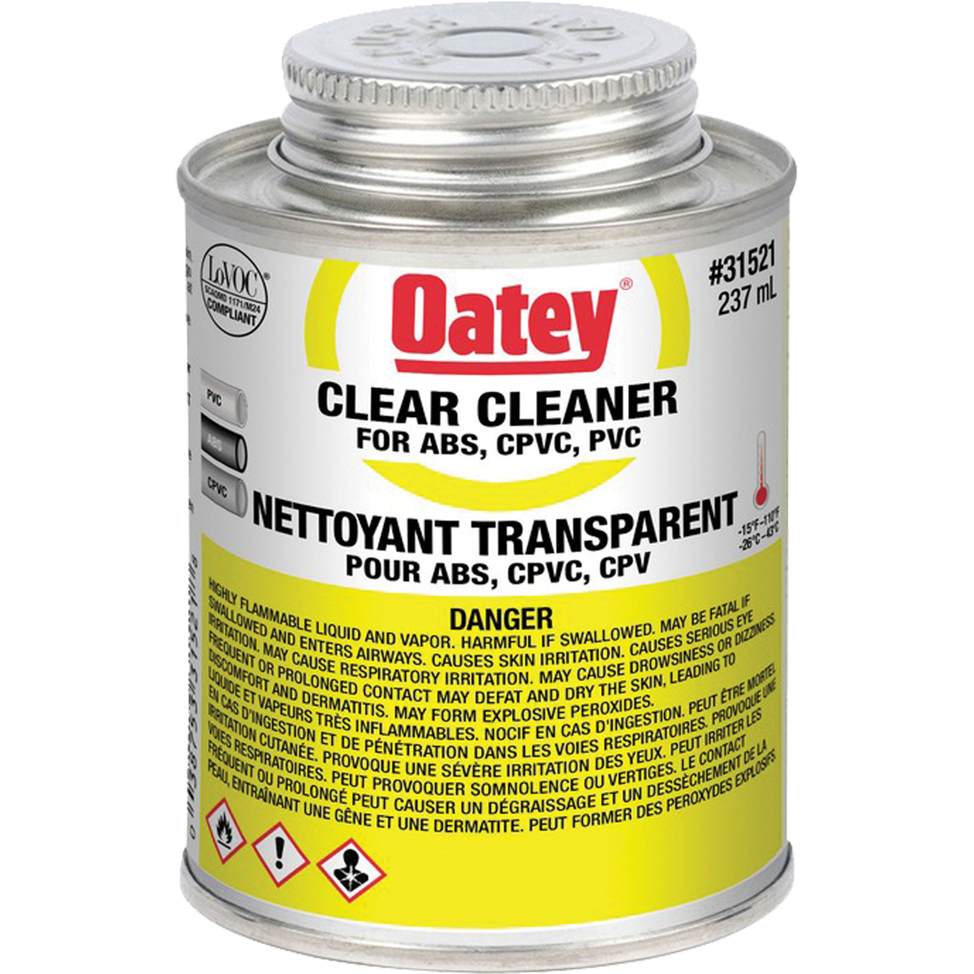 Nettoyant transparent pour tuyau, 250 ml, Bouteille