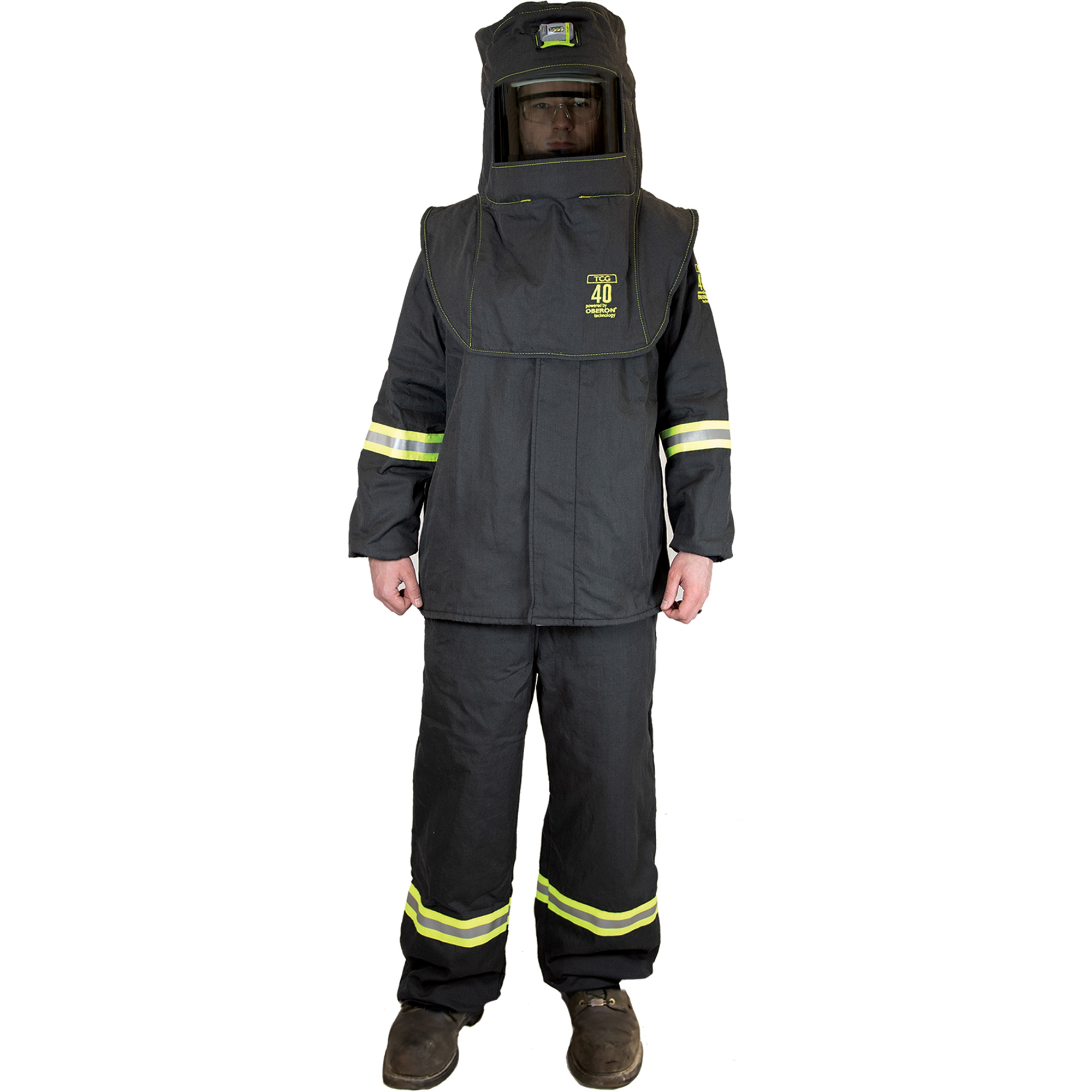 Ensemble d'habit contre l'arc électrique TCGMC 2t-grand, 40 cal/cm²