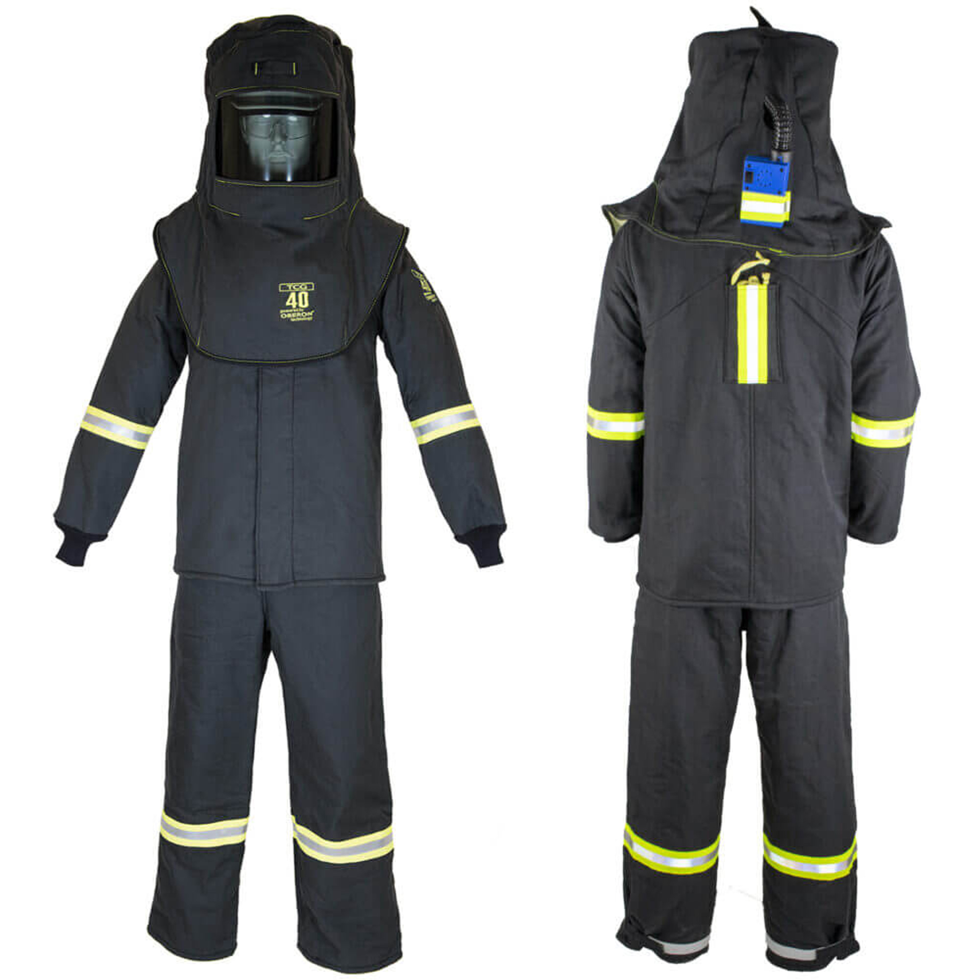 Ensemble d'habit de luxe contre l'arc électrique TCGMC 2t-grand, 40 cal/cm²