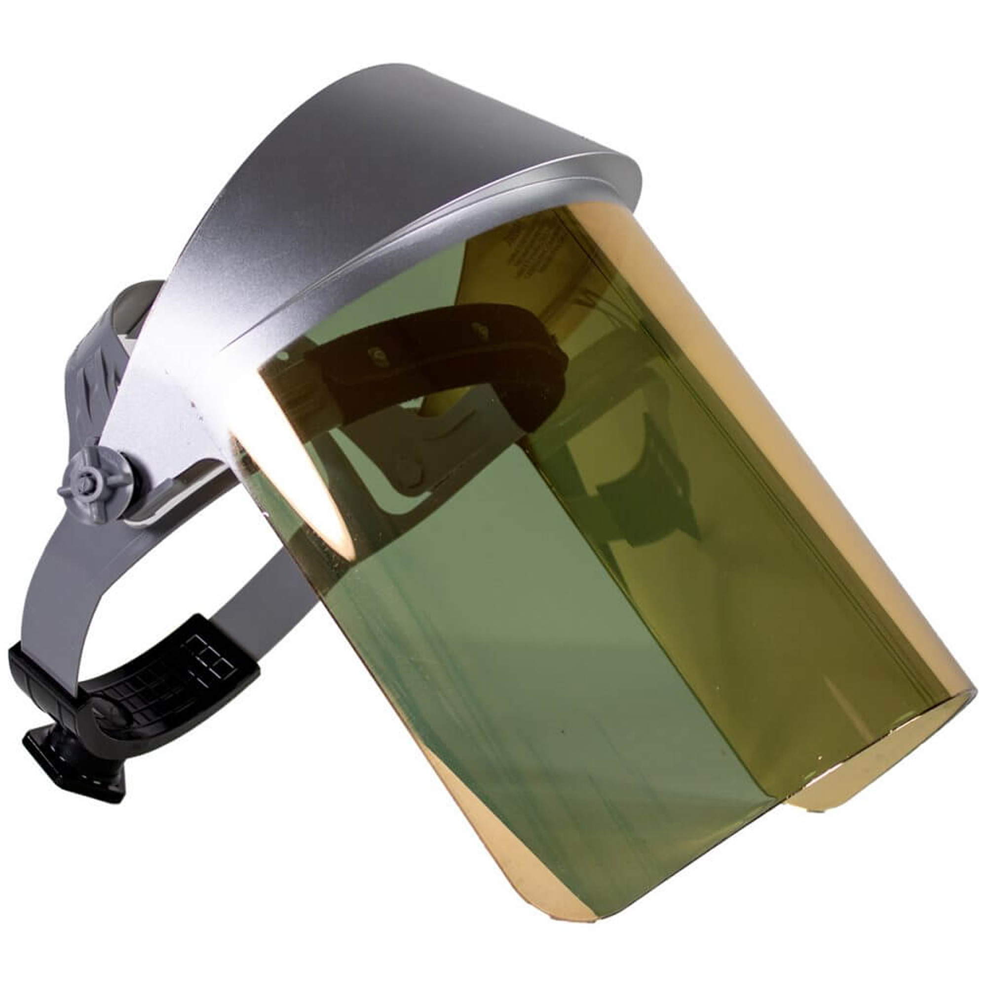 Visière réfléchissant la chaleur, Polycarbonate, Suspension Rochet