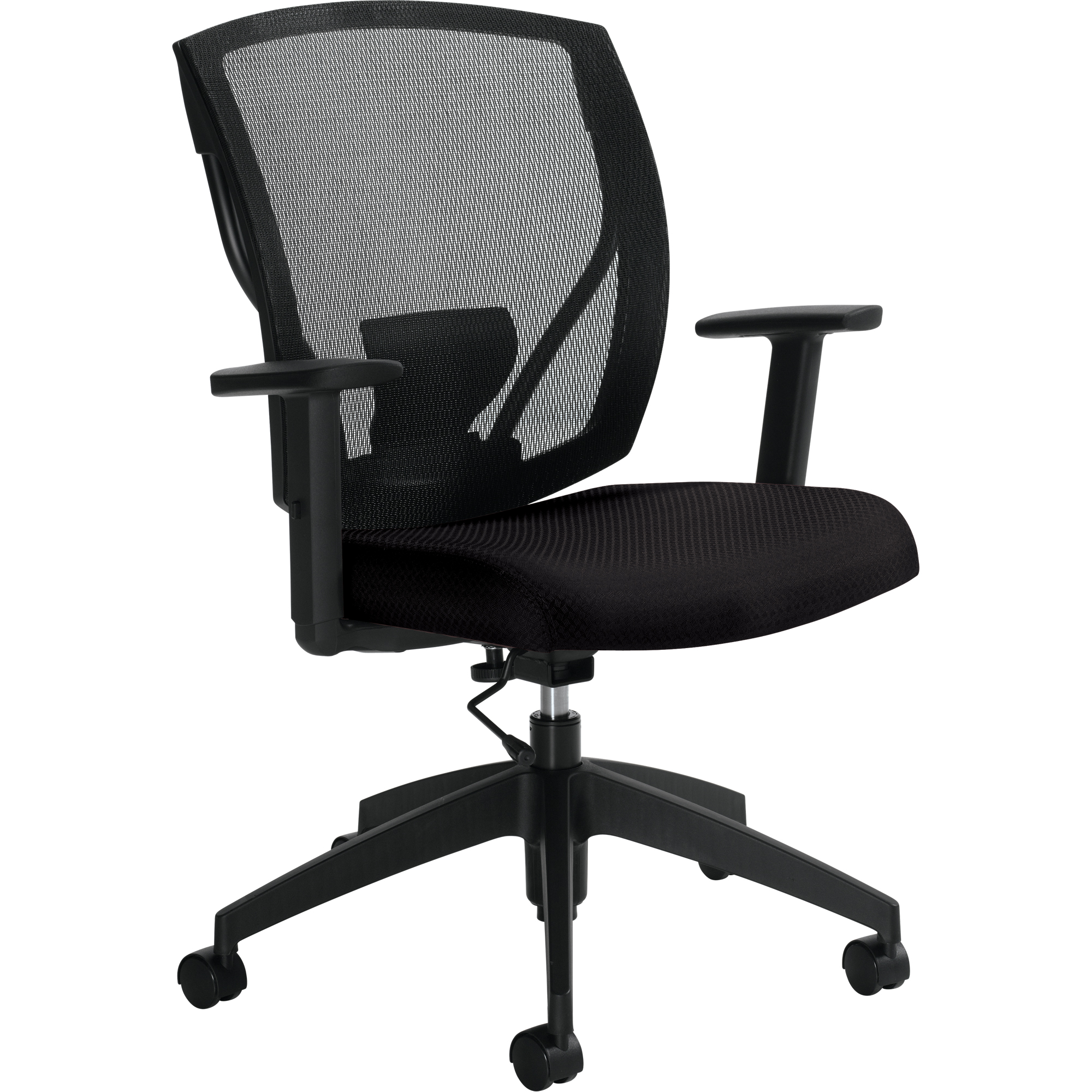 Chaises de travail, Vinyle, Noir, Capacité 300 lb