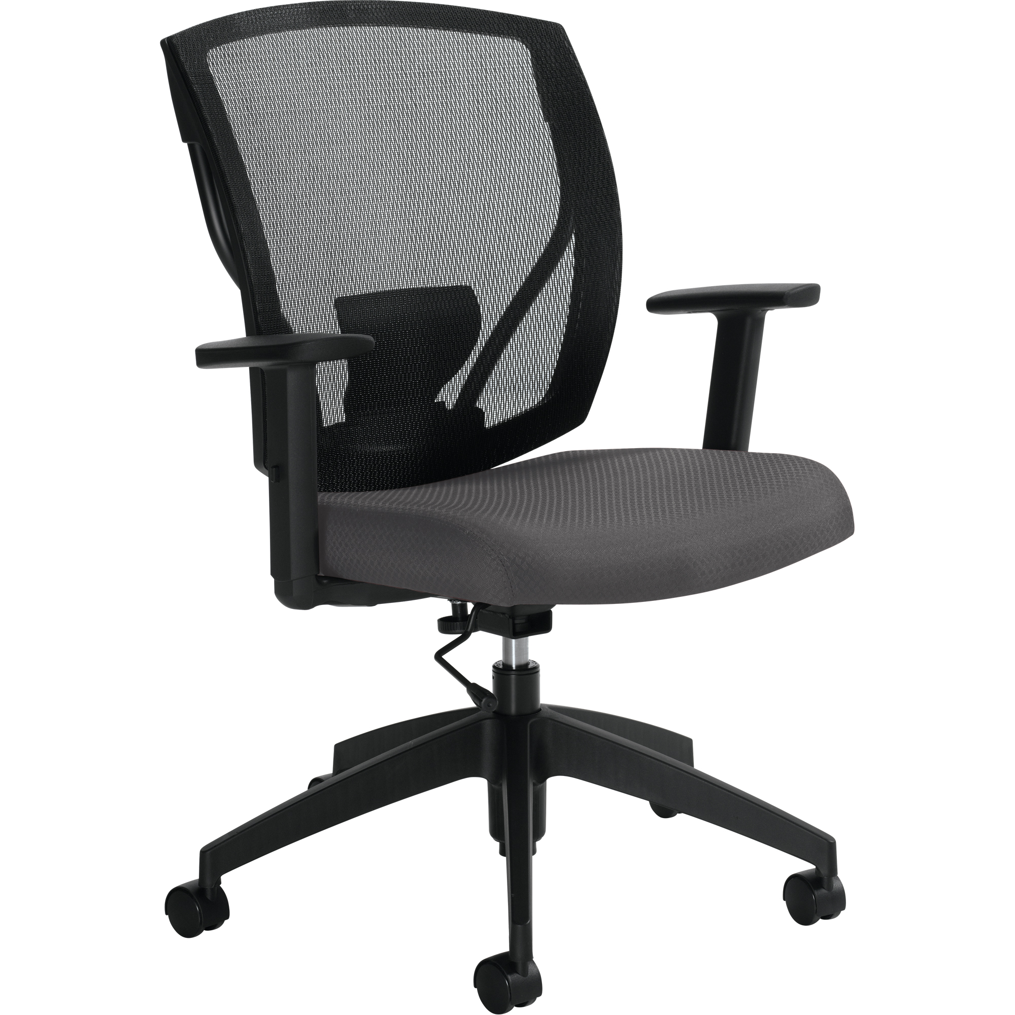 Chaises de travail, Vinyle, Charbon, Capacité 300 lb
