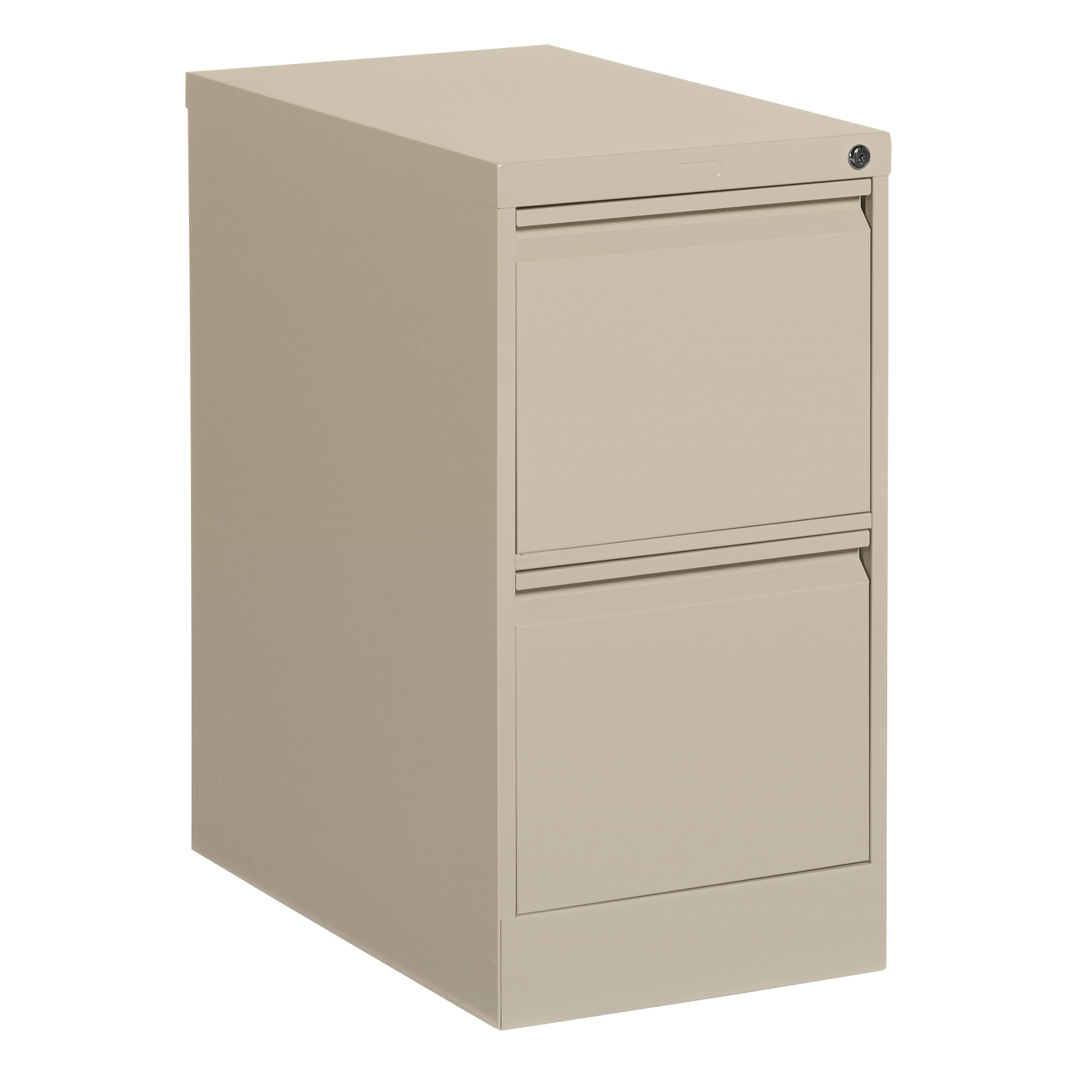 Classeur vertical, Acier, 2 tiroirs, 15-1/7" la x 25" p x 29" h, Beige